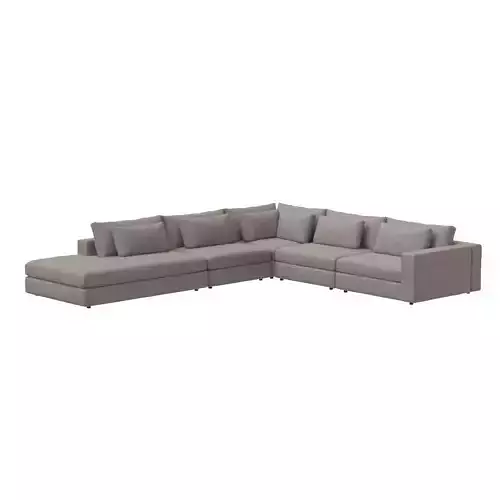 Atelier Bloor 4 Pc Raf Sectional W Ottoman Ches UATR-066-360-S3