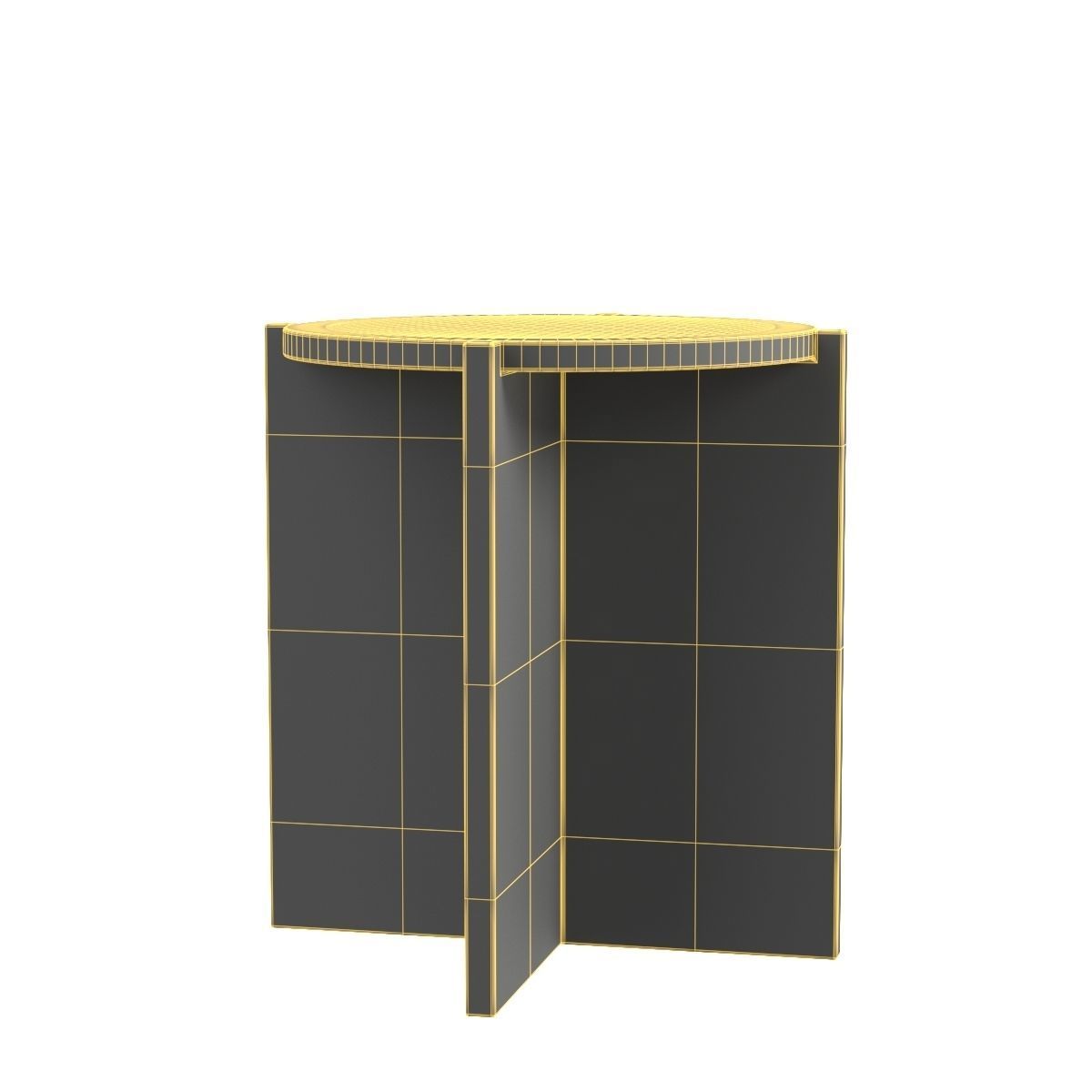 Astrid Round Side Table 3D model_5