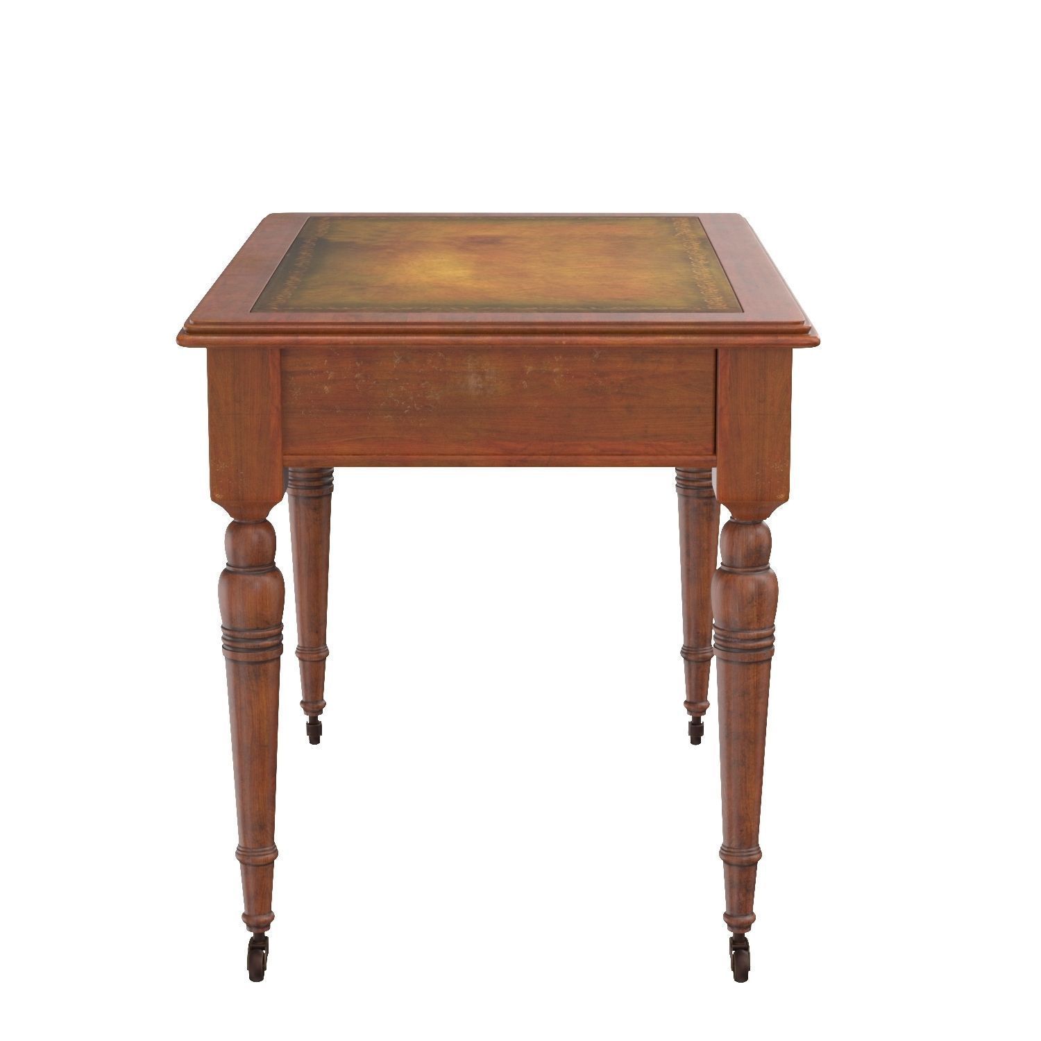 Antique Victorian Writing Table 3D model_1