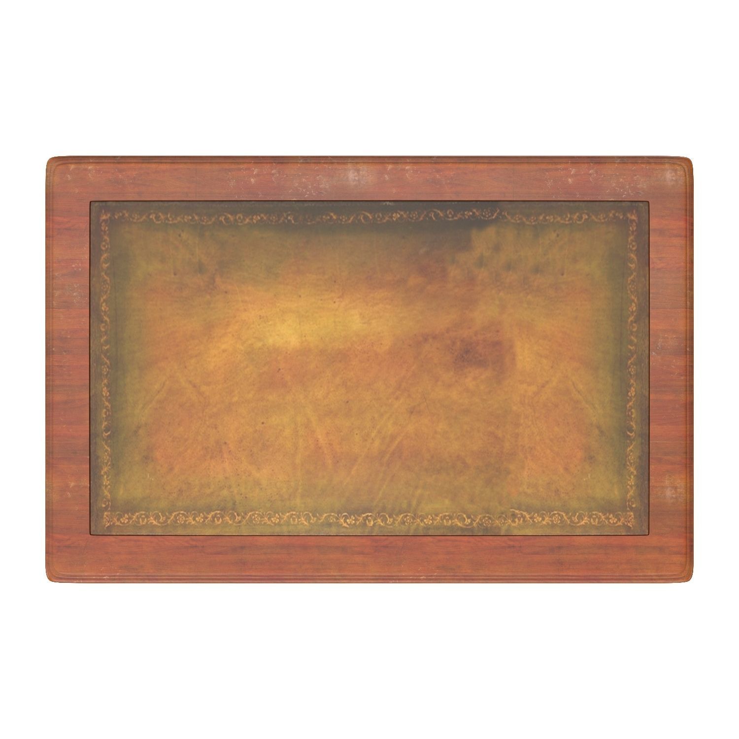 Antique Victorian Writing Table 3D model_2