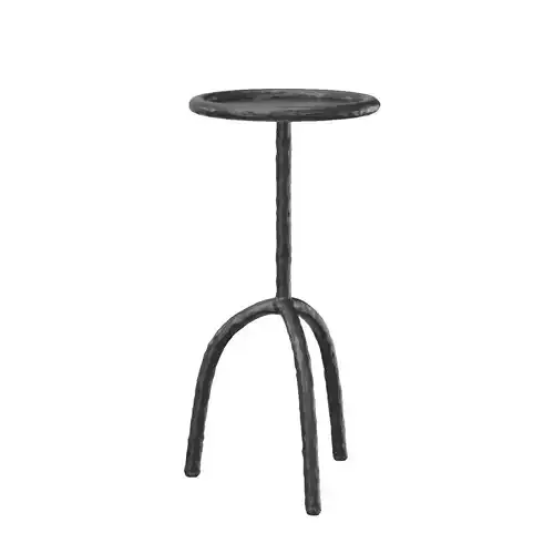Aliso Brock Cast Iron End Table