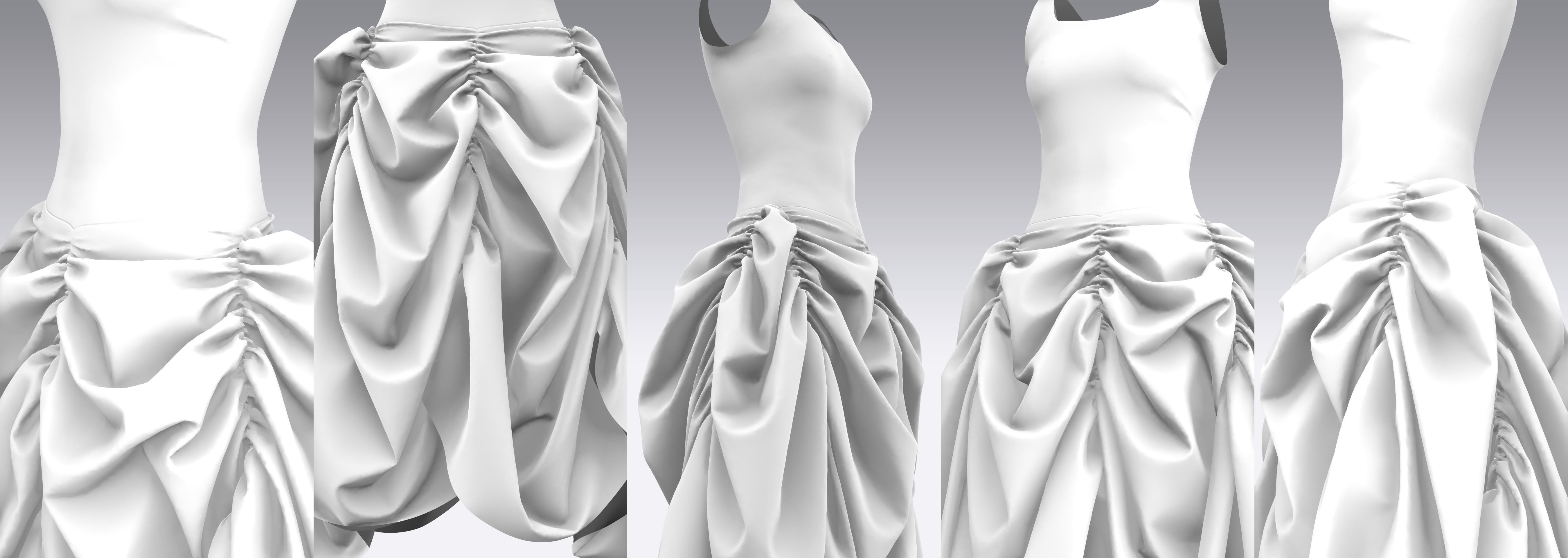 Dress Outfits MD CLO 3D ZPRJ ZPAC project files 3D model_7