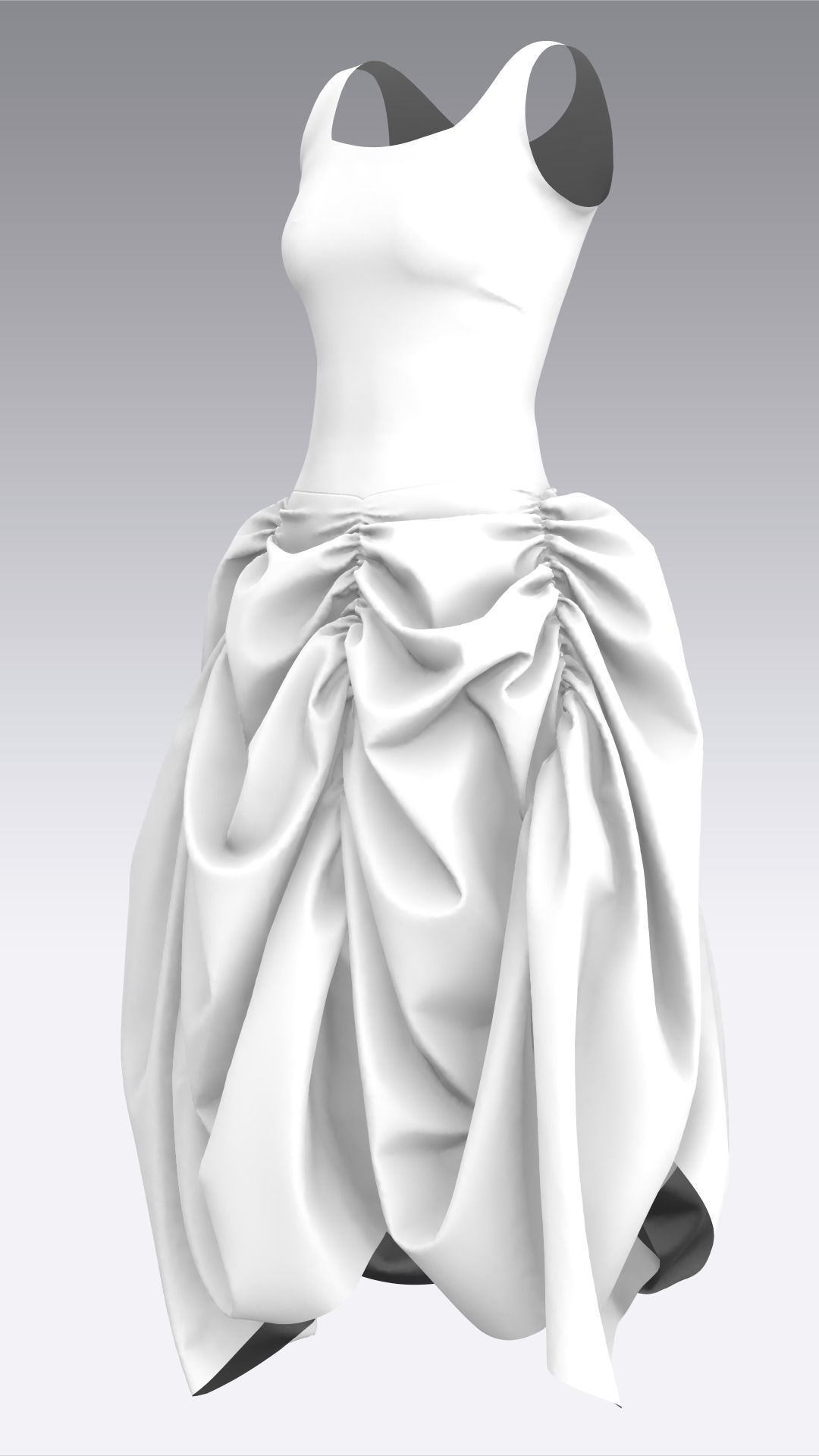 Dress Outfits MD CLO 3D ZPRJ ZPAC project files 3D model_14