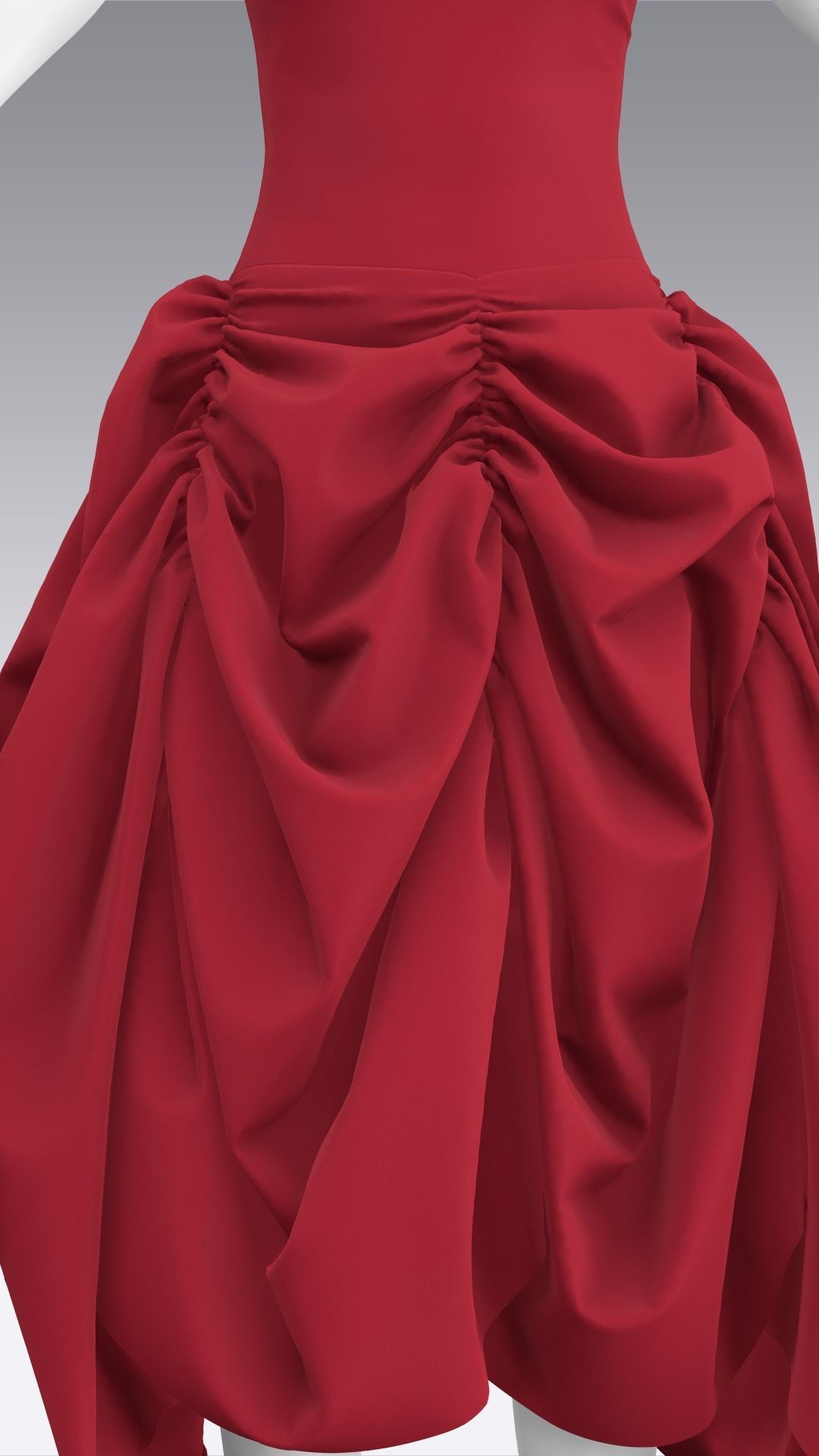 Dress Outfits MD CLO 3D ZPRJ ZPAC project files 3D model_43