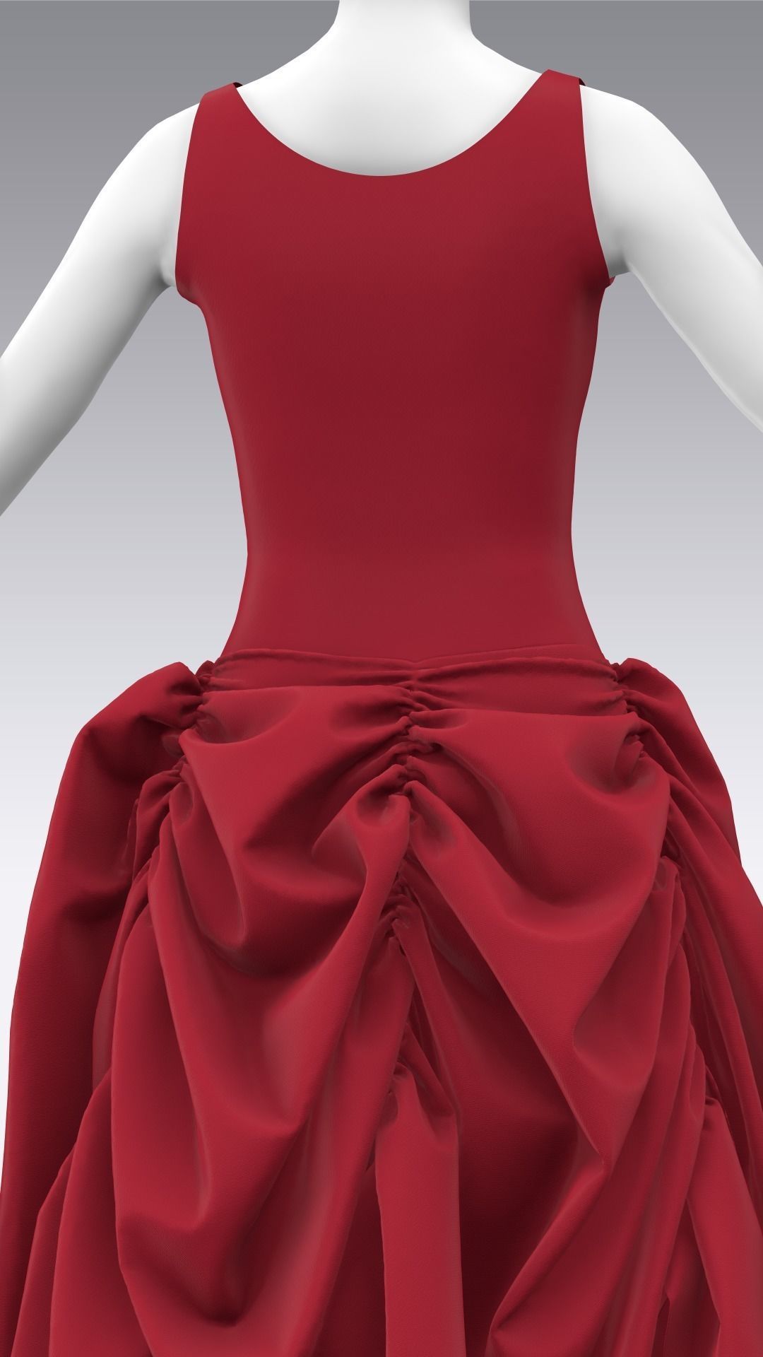 Dress Outfits MD CLO 3D ZPRJ ZPAC project files 3D model_38