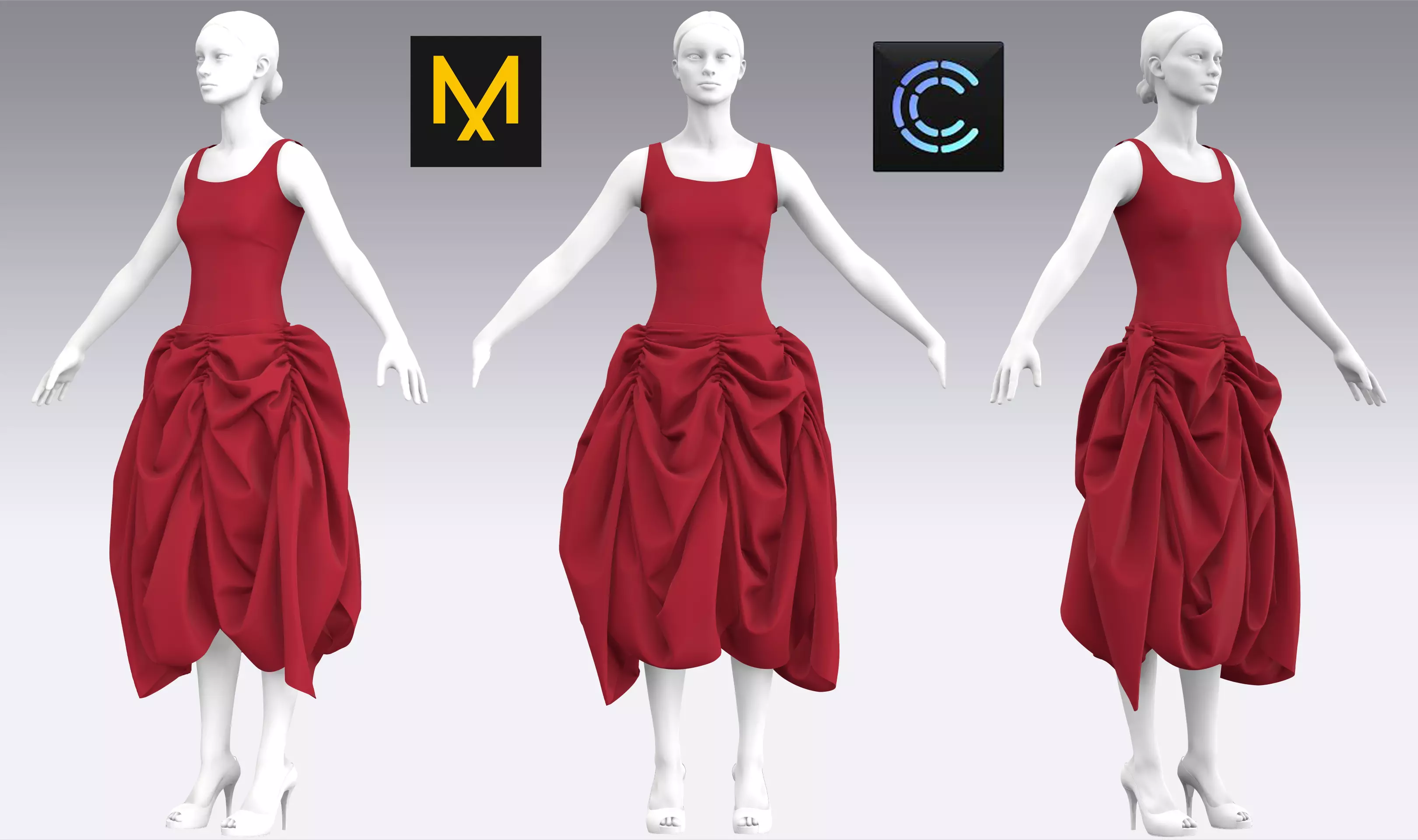 Dress Outfits MD CLO 3D ZPRJ ZPAC project files 3D model_0