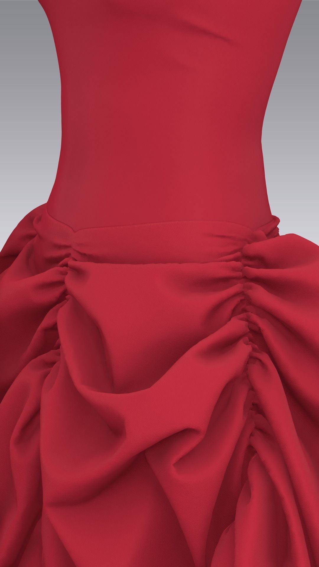 Dress Outfits MD CLO 3D ZPRJ ZPAC project files 3D model_45