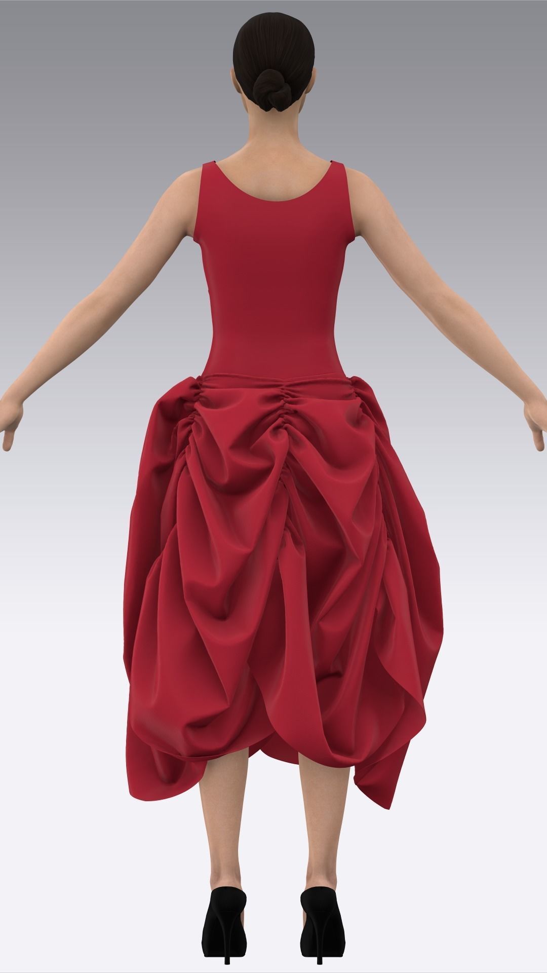 Dress Outfits MD CLO 3D ZPRJ ZPAC project files 3D model_31