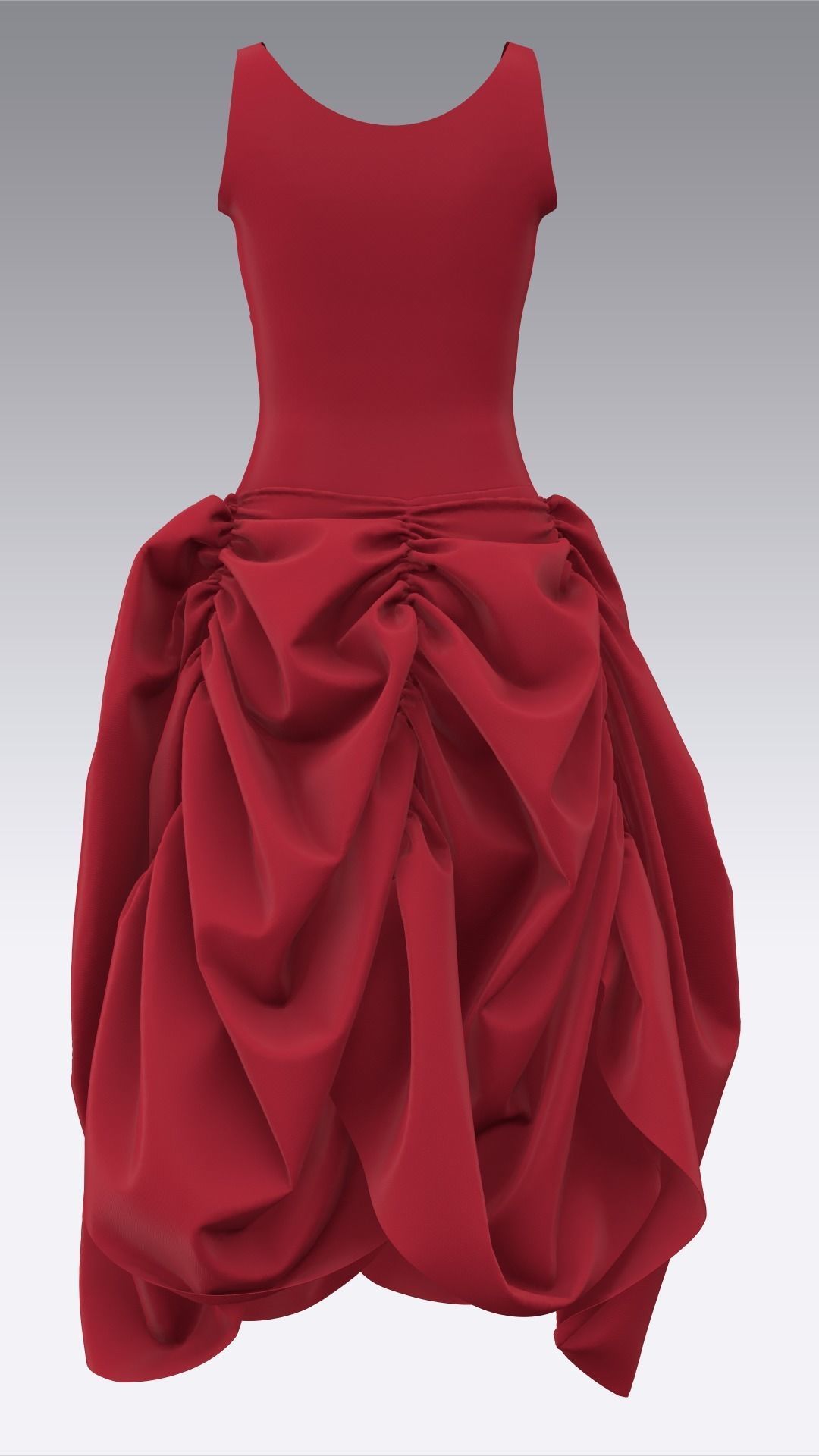 Dress Outfits MD CLO 3D ZPRJ ZPAC project files 3D model_39