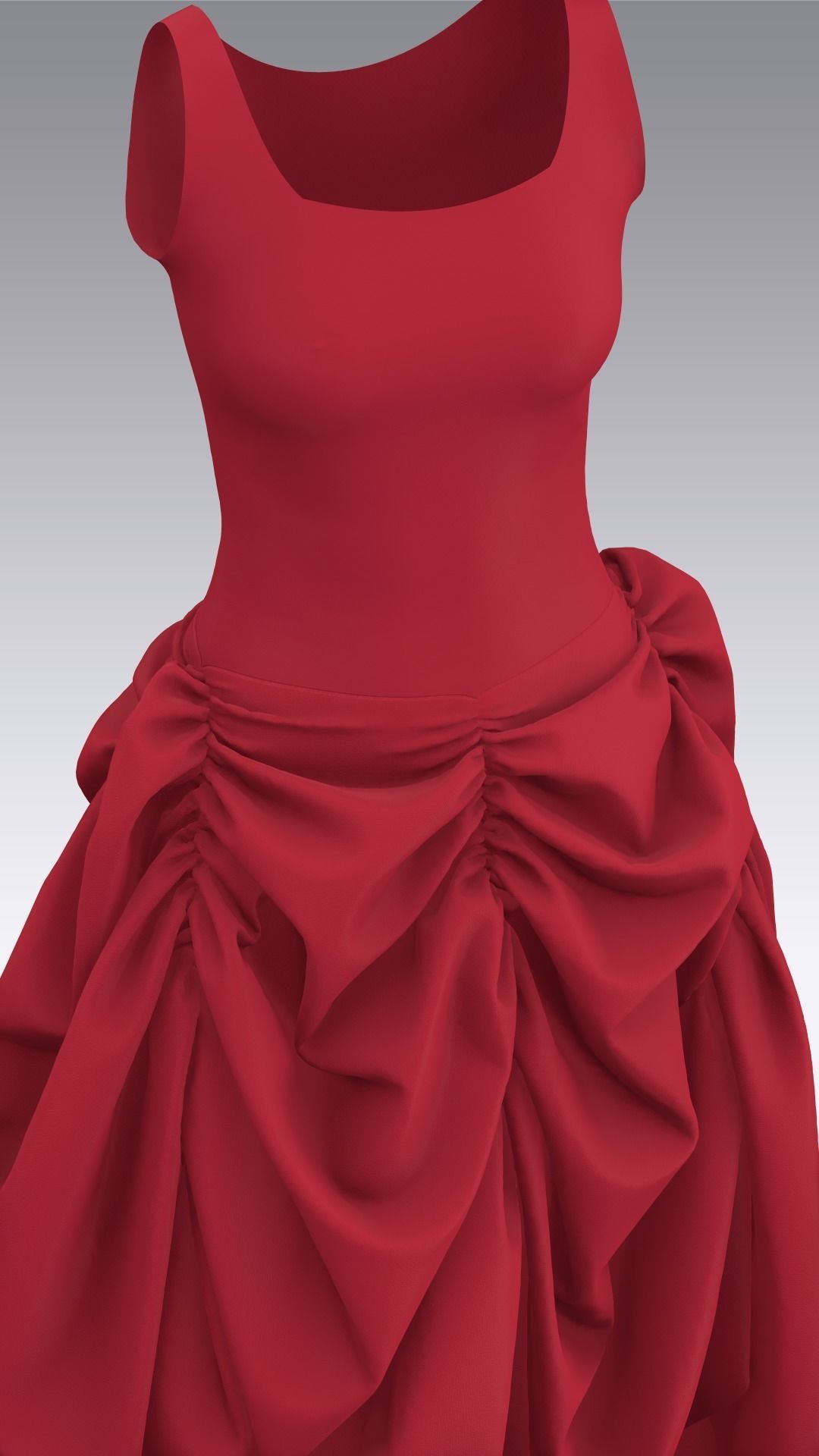 Dress Outfits MD CLO 3D ZPRJ ZPAC project files 3D model_41