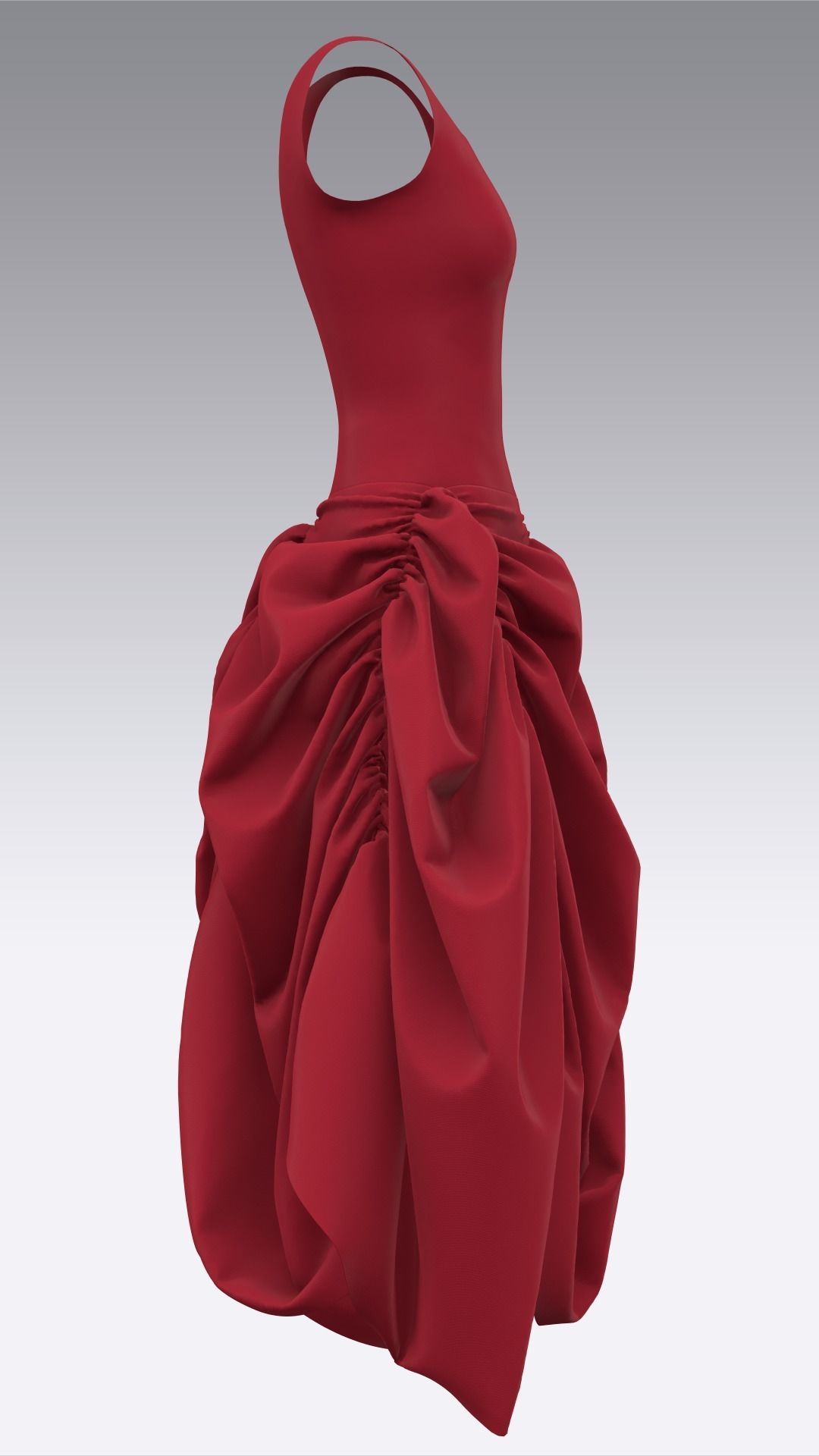 Dress Outfits MD CLO 3D ZPRJ ZPAC project files 3D model_32