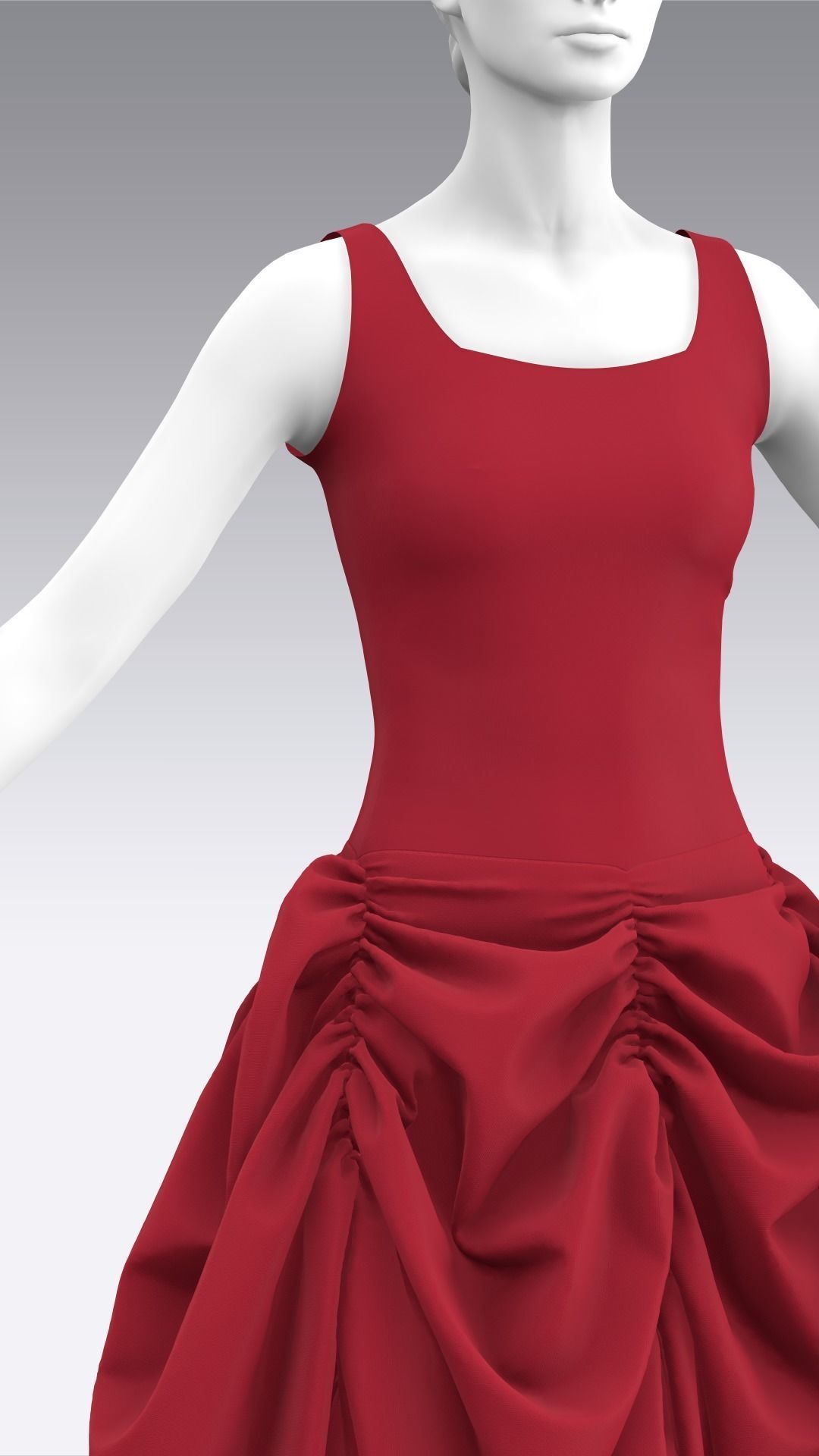 Dress Outfits MD CLO 3D ZPRJ ZPAC project files 3D model_37