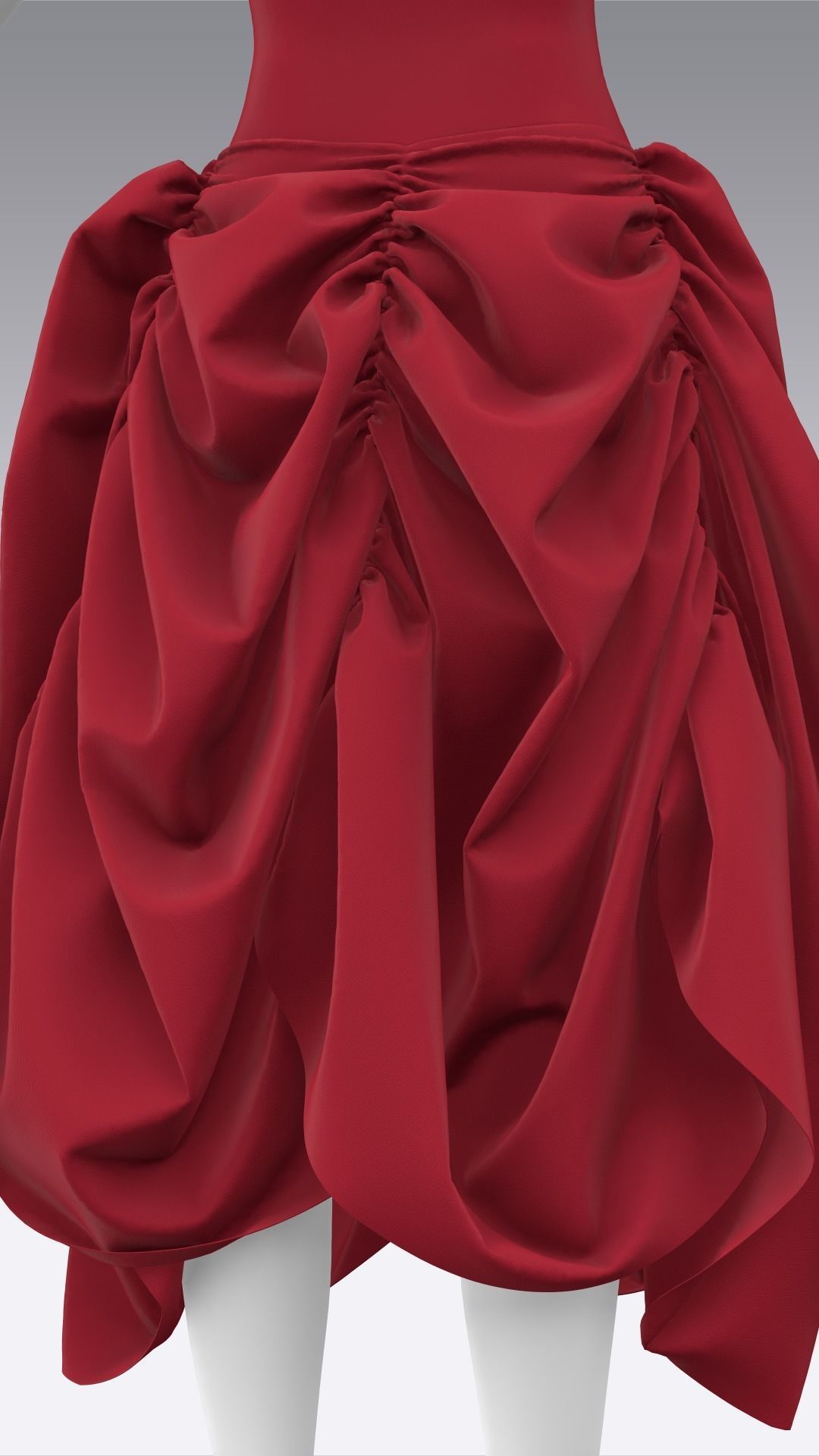 Dress Outfits MD CLO 3D ZPRJ ZPAC project files 3D model_40