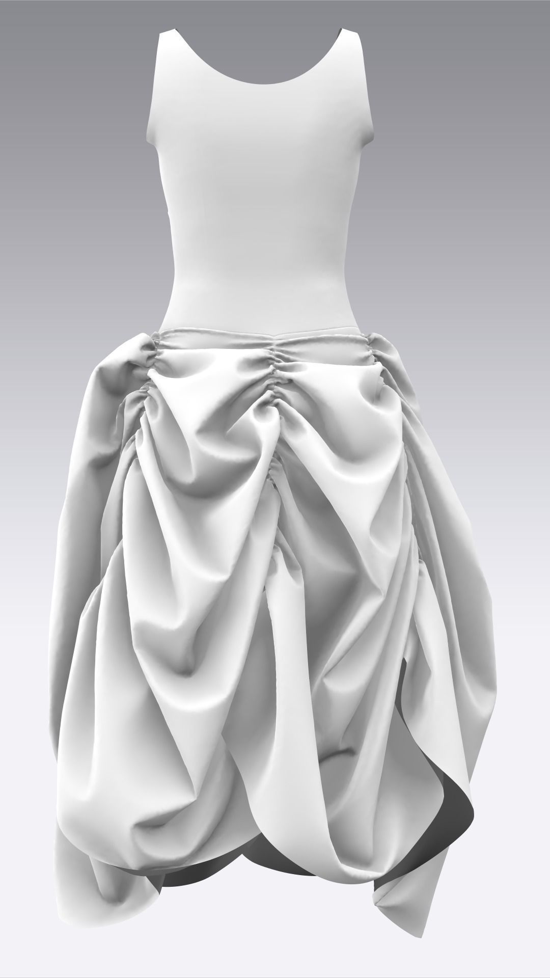 Dress Outfits MD CLO 3D ZPRJ ZPAC project files 3D model_12