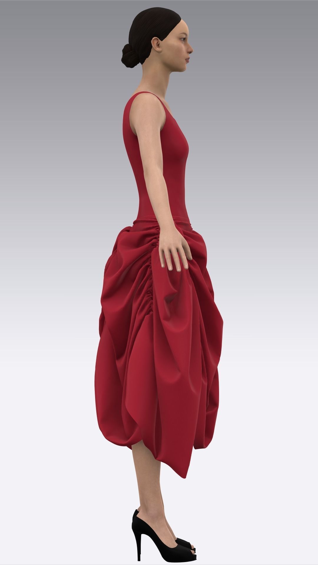 Dress Outfits MD CLO 3D ZPRJ ZPAC project files 3D model_21