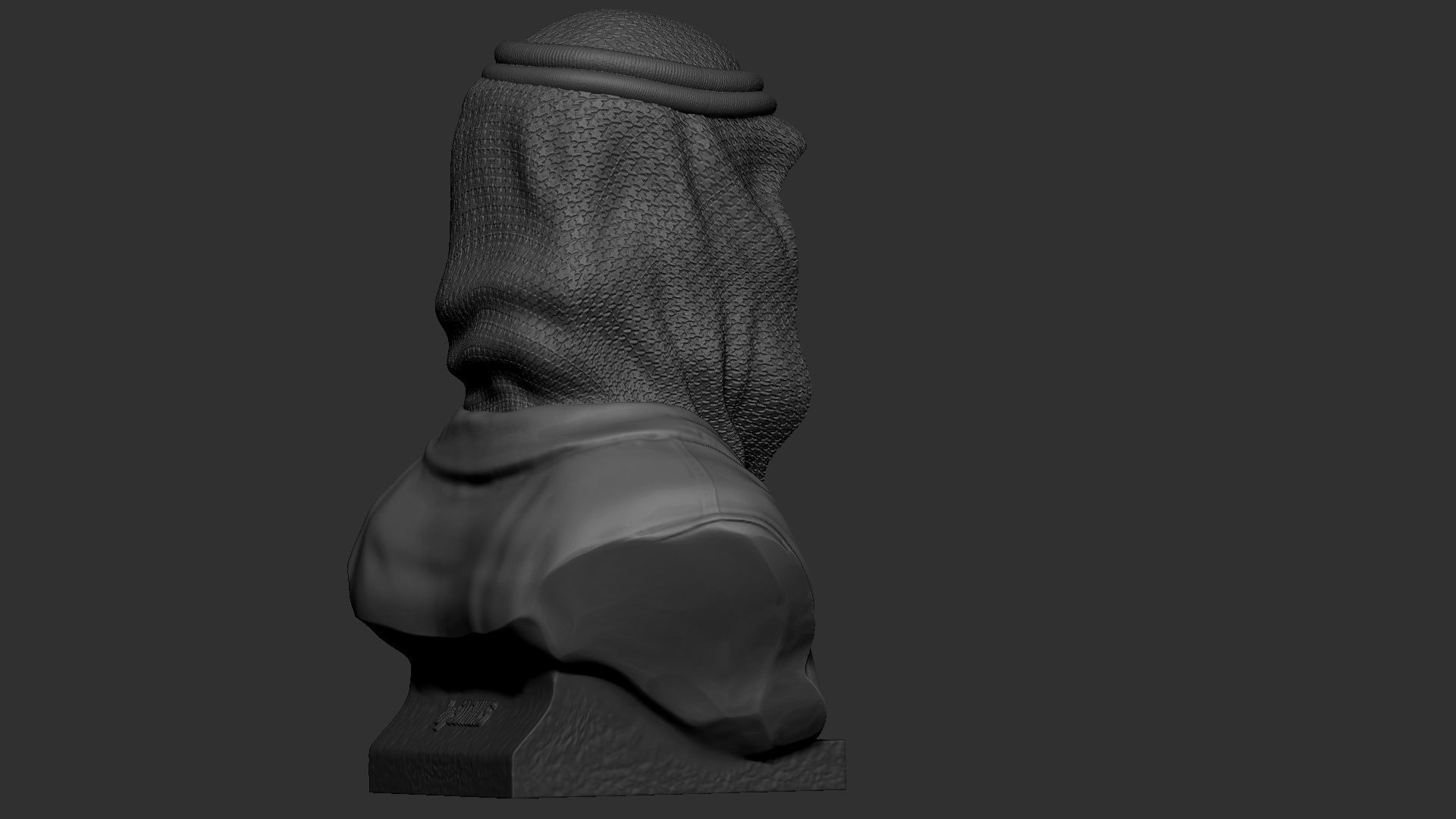 Mohammed bin Salman 3D print model_24