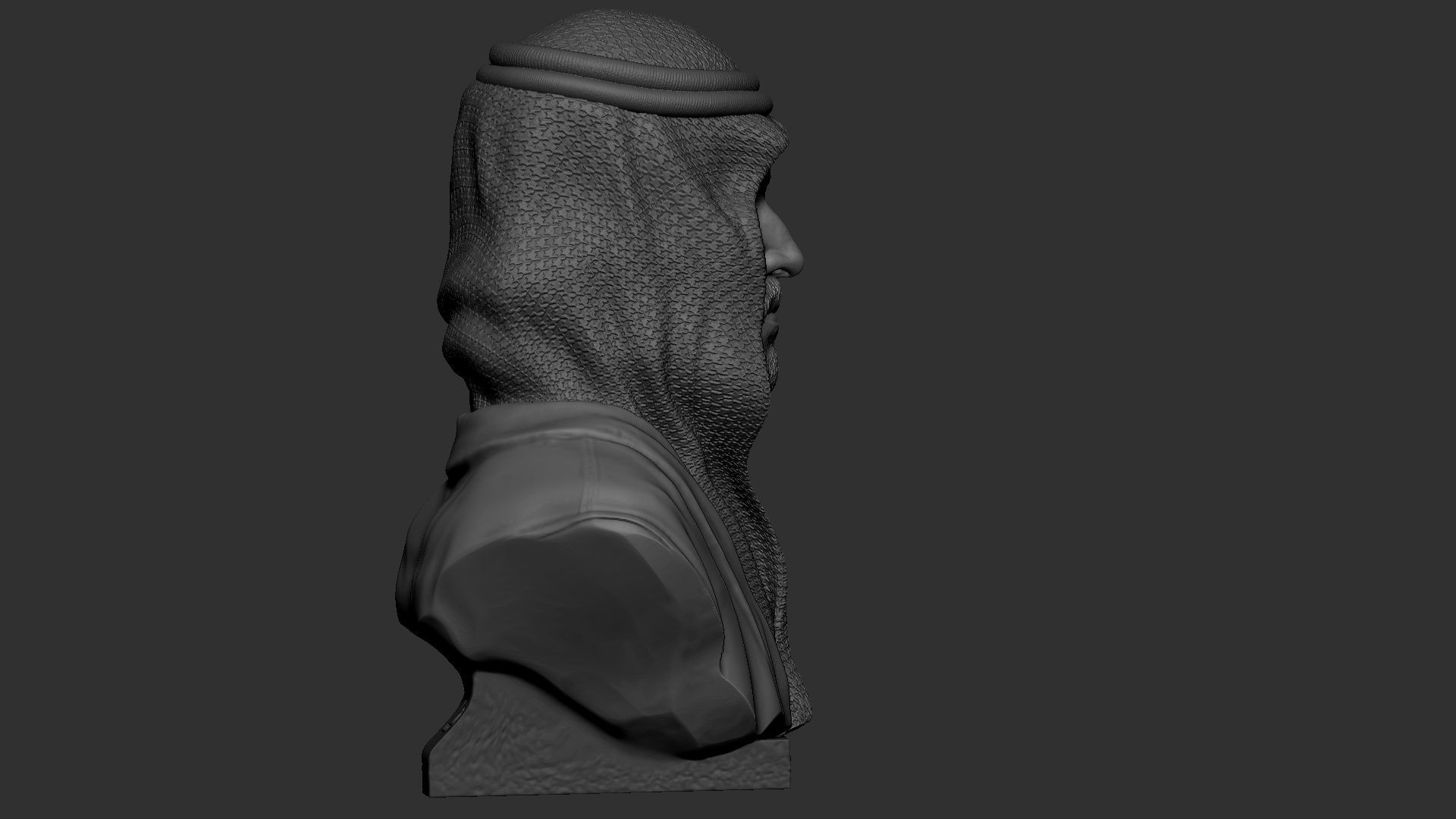 Mohammed bin Salman 3D print model_27