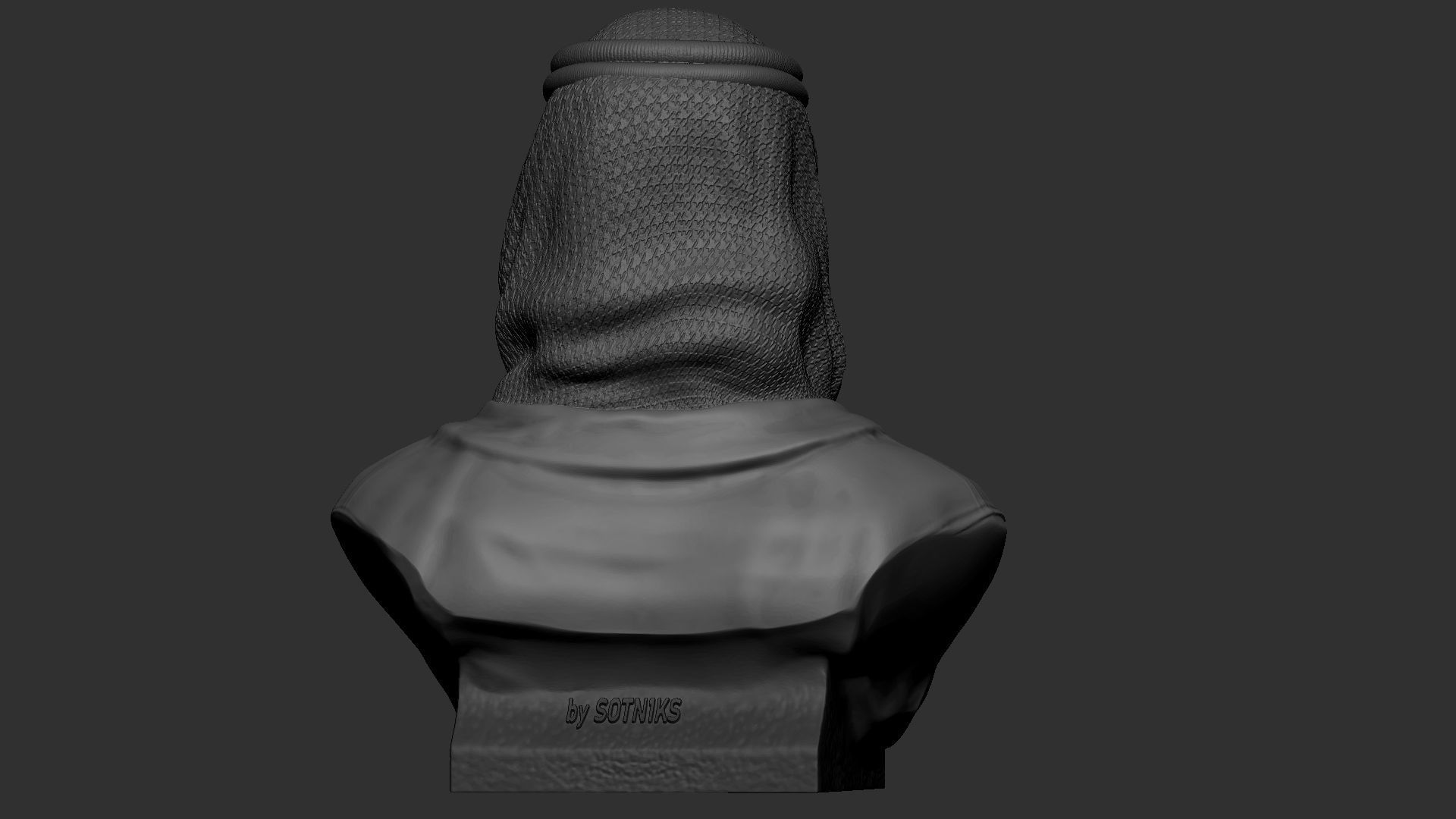 Mohammed bin Salman 3D print model_19