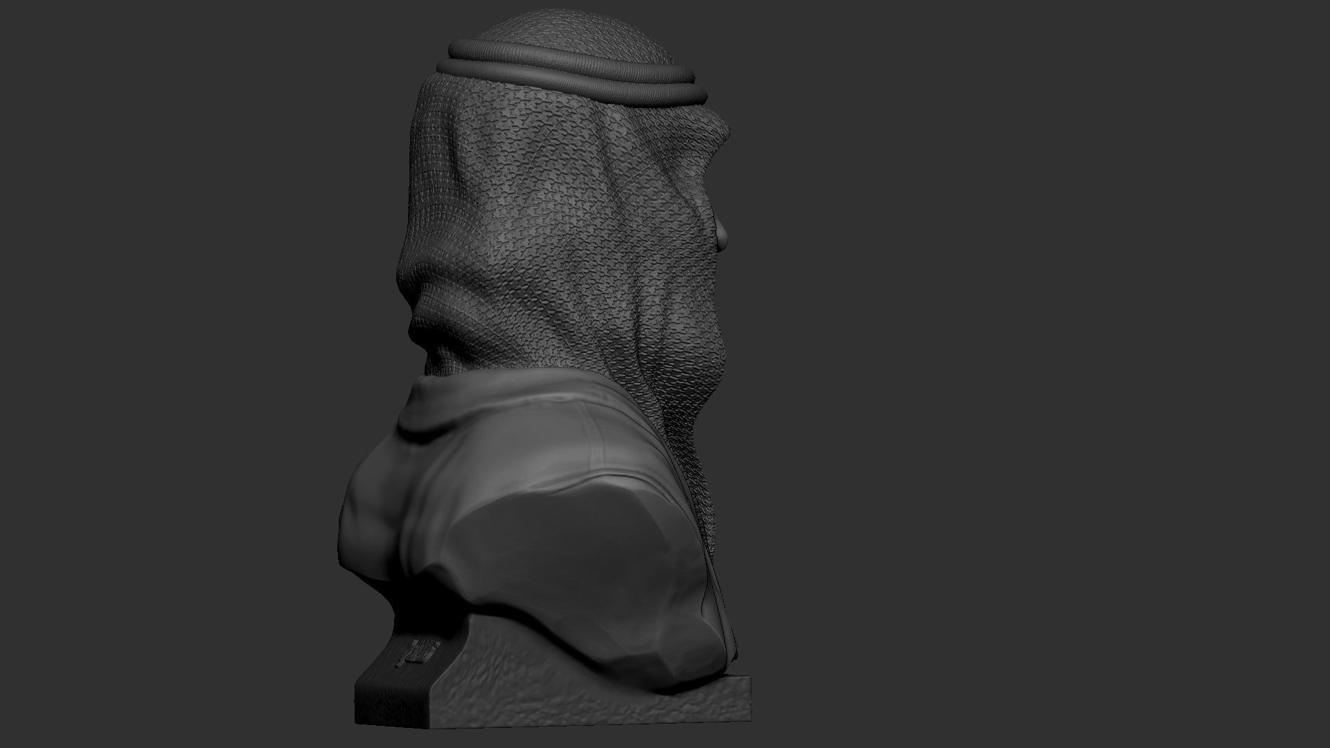 Mohammed bin Salman 3D print model_25