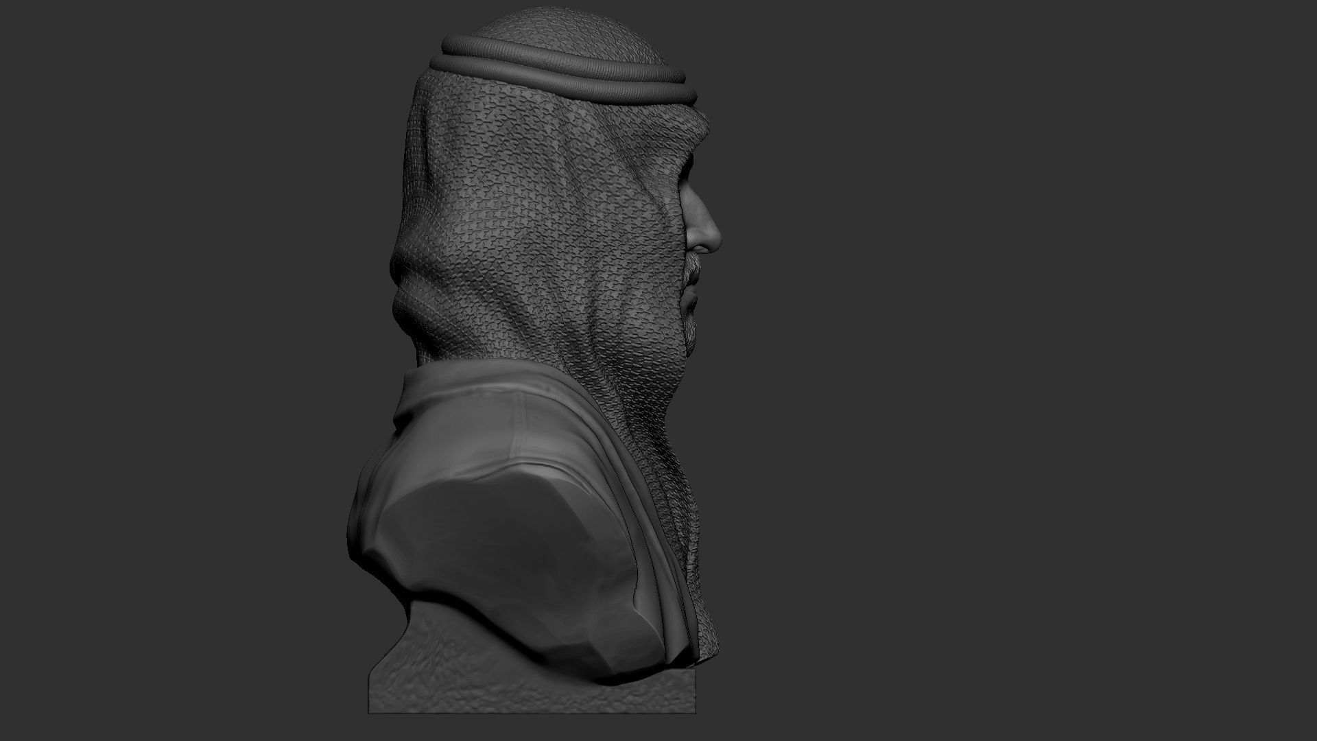 Mohammed bin Salman 3D print model_28
