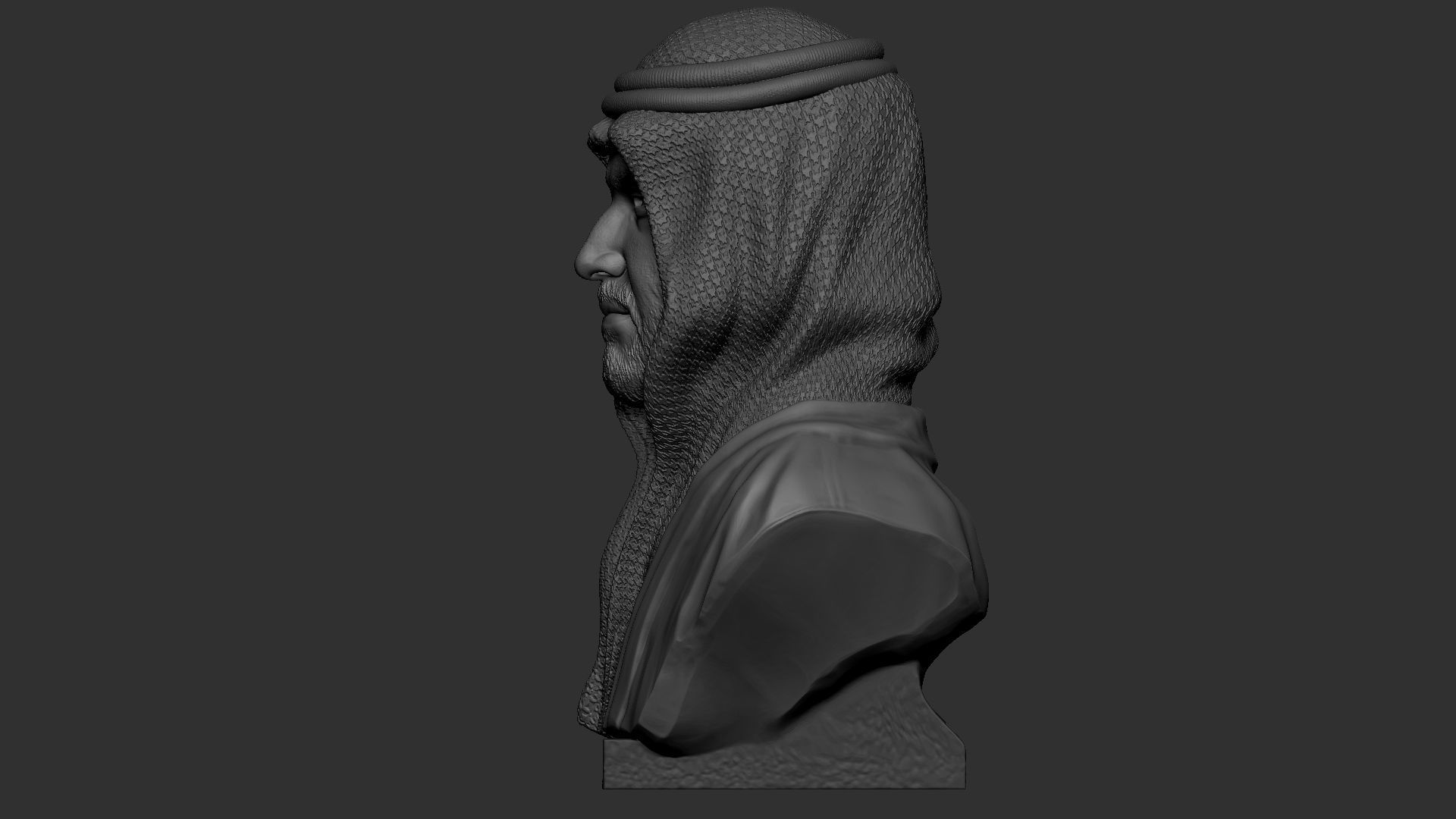 Mohammed bin Salman 3D print model_6