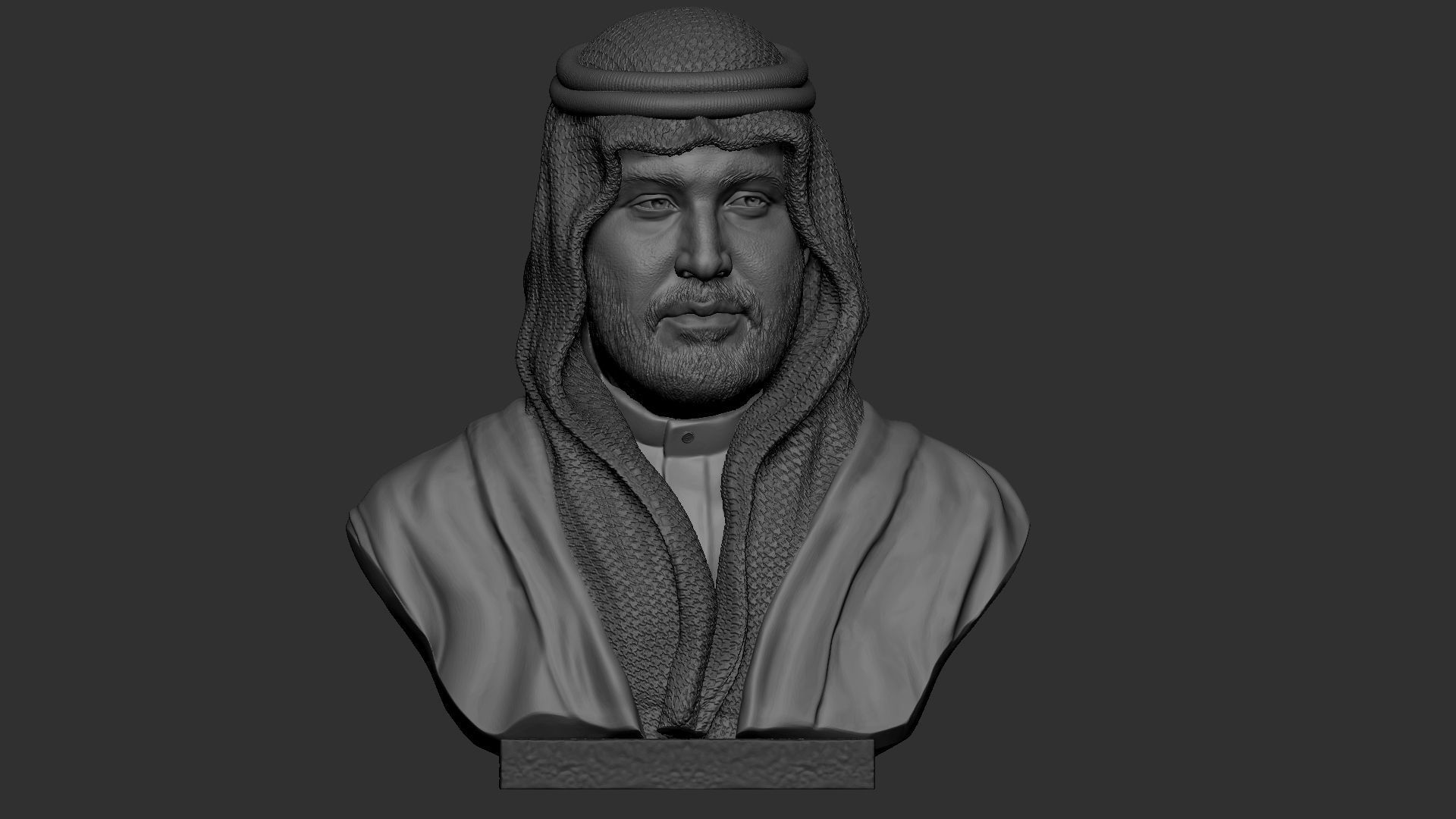 Mohammed bin Salman 3D print model_2