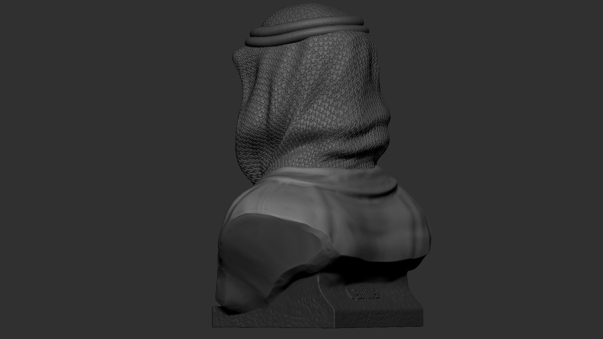 Mohammed bin Salman 3D print model_10