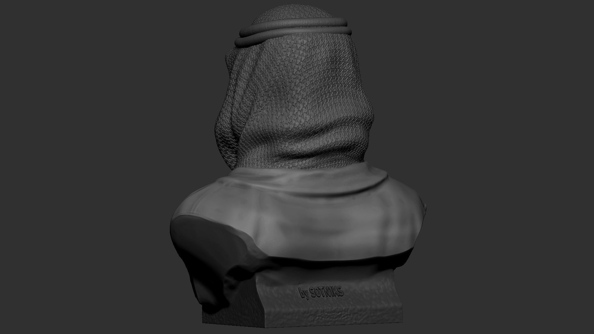 Mohammed bin Salman 3D print model_13