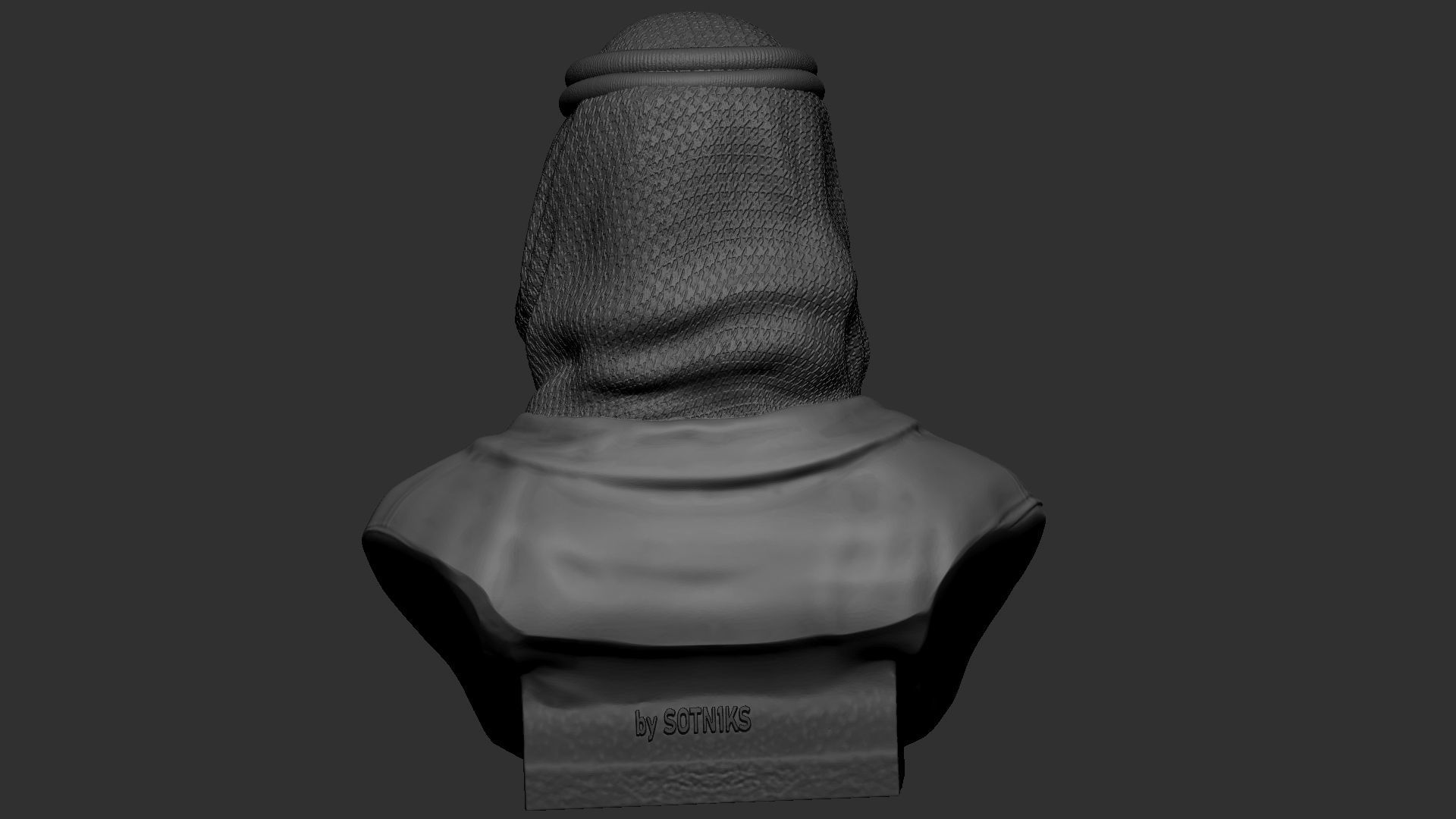 Mohammed bin Salman 3D print model_17