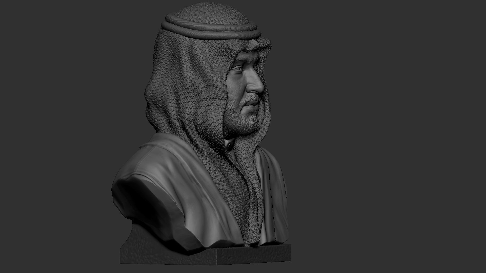 Mohammed bin Salman 3D print model_31