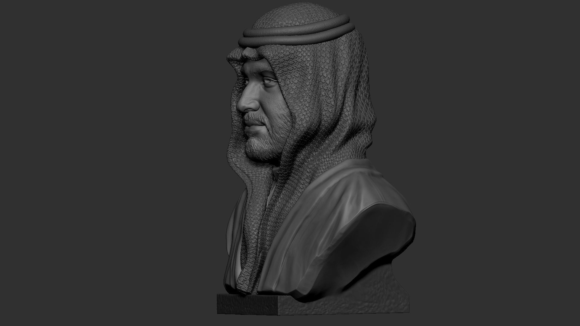 Mohammed bin Salman 3D print model_50
