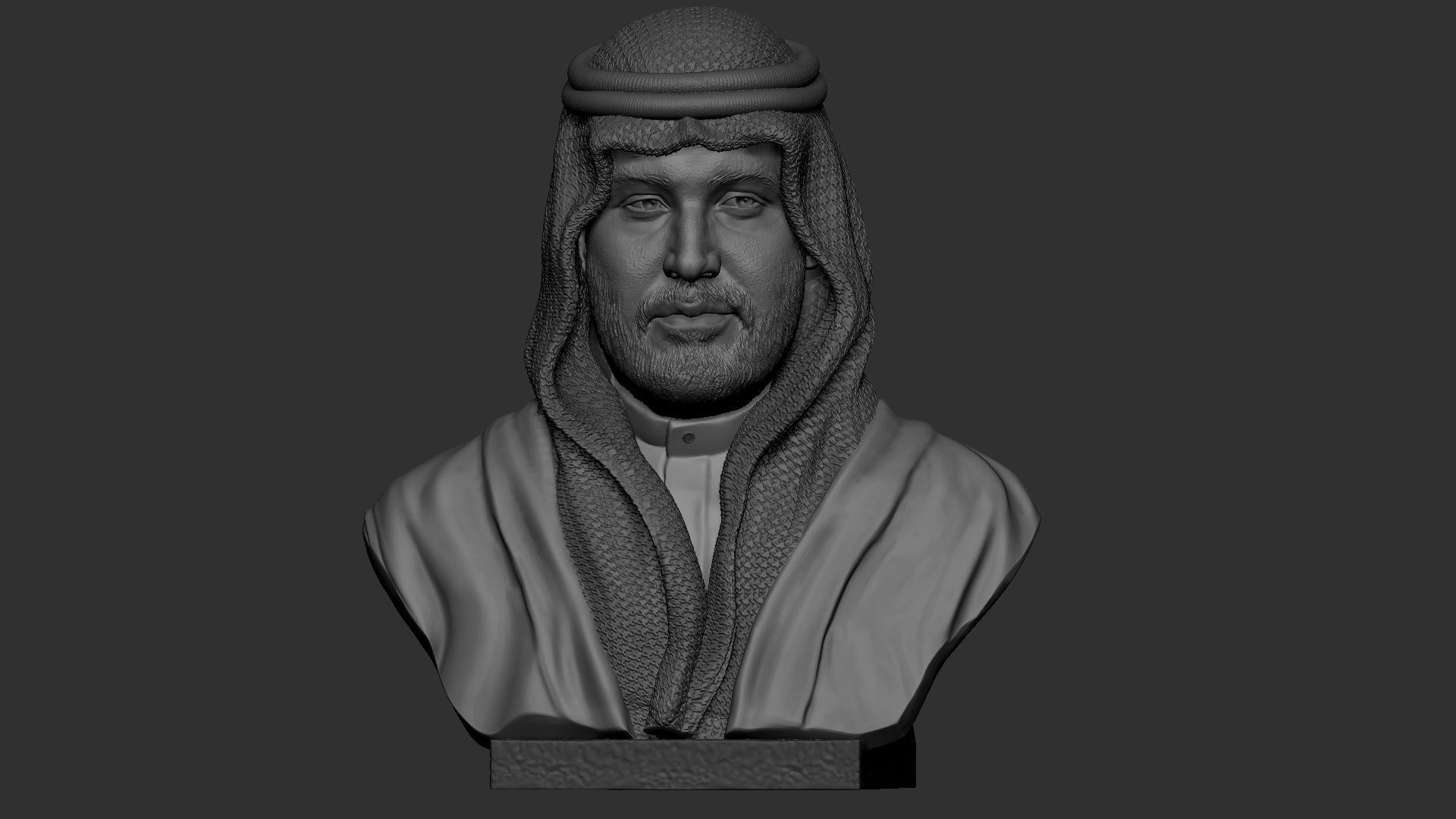 Mohammed bin Salman 3D print model_15