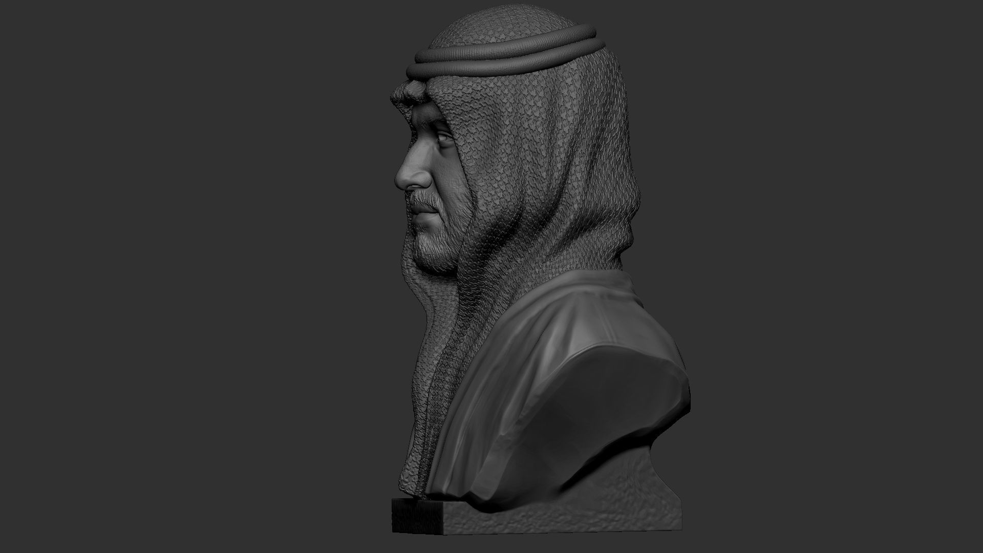 Mohammed bin Salman 3D print model_51