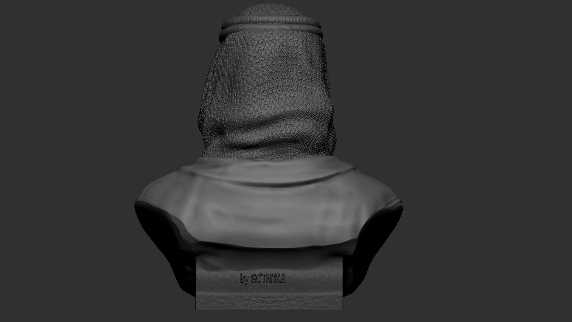 Mohammed bin Salman 3D print model_18