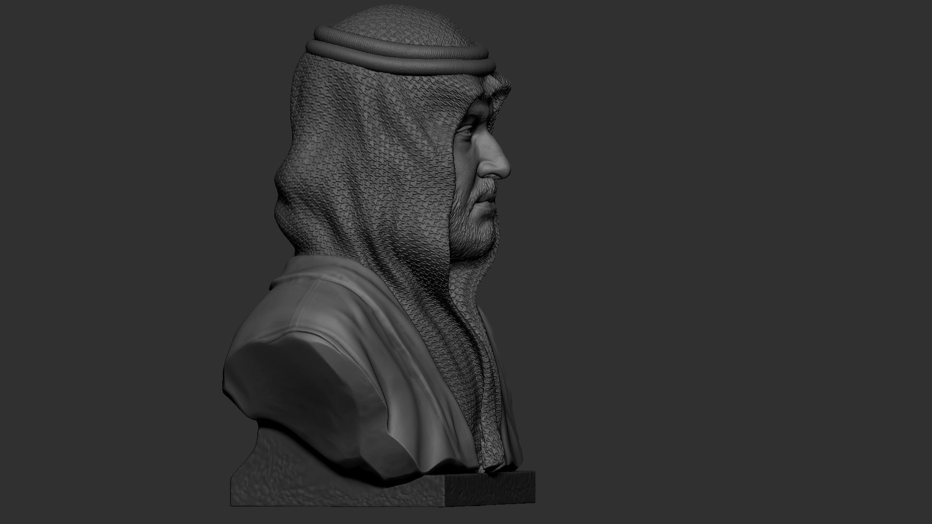 Mohammed bin Salman 3D print model_30