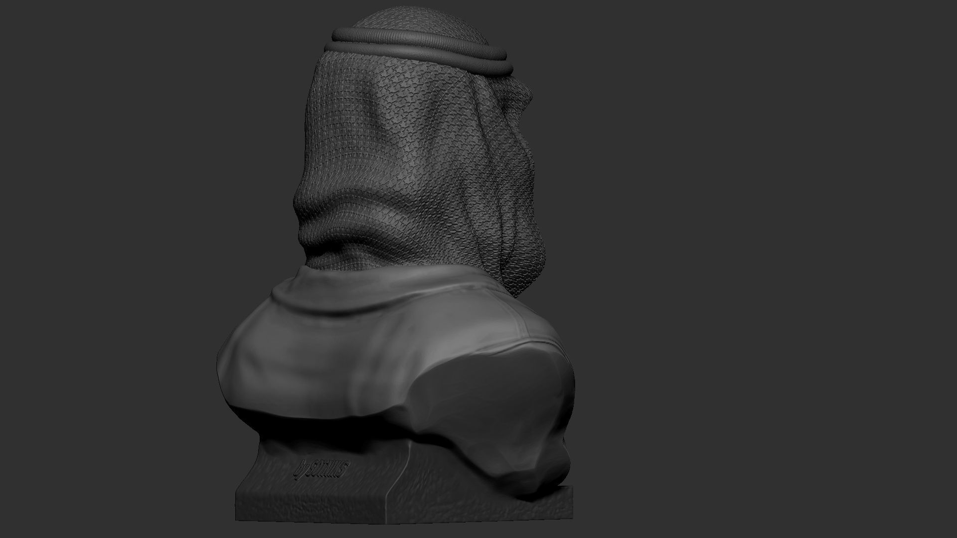 Mohammed bin Salman 3D print model_23