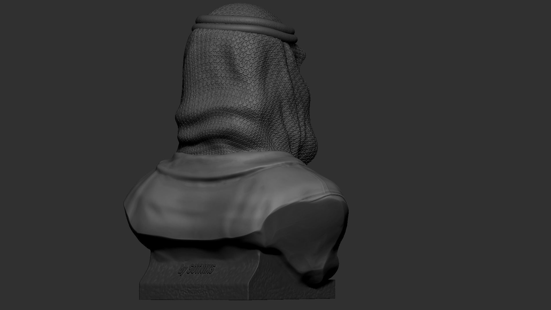 Mohammed bin Salman 3D print model_22