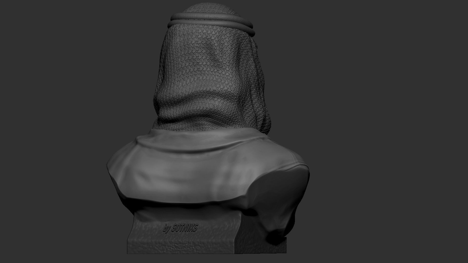 Mohammed bin Salman 3D print model_20