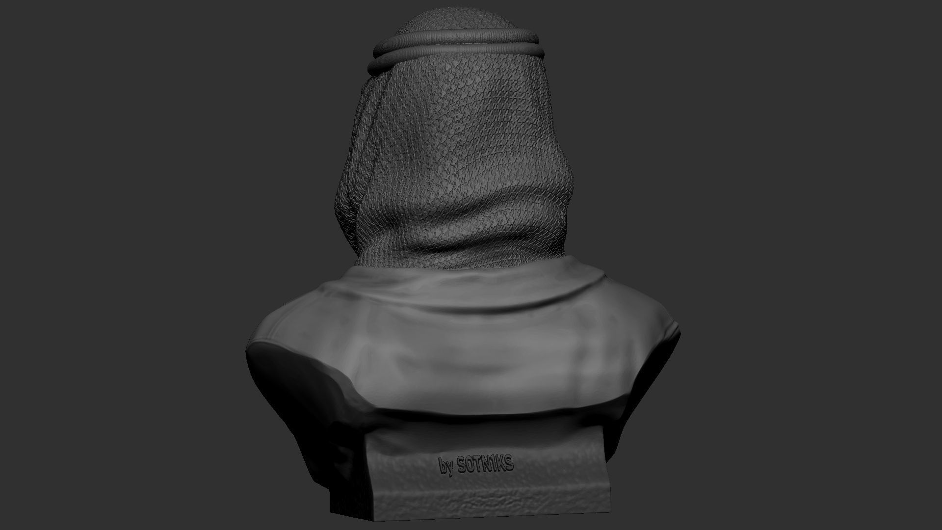 Mohammed bin Salman 3D print model_16