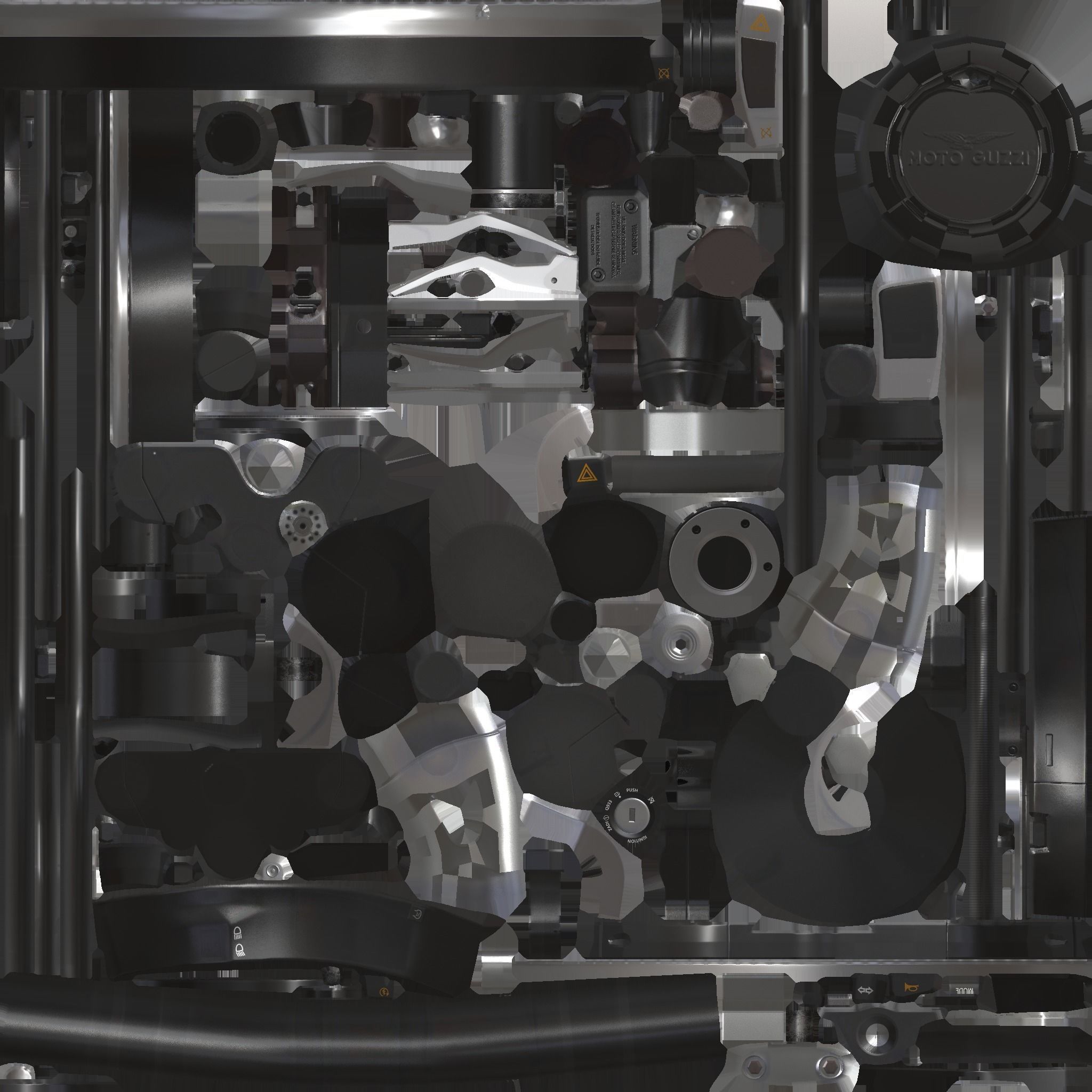 MOTTO Guzzi Low-poly 3D model_27