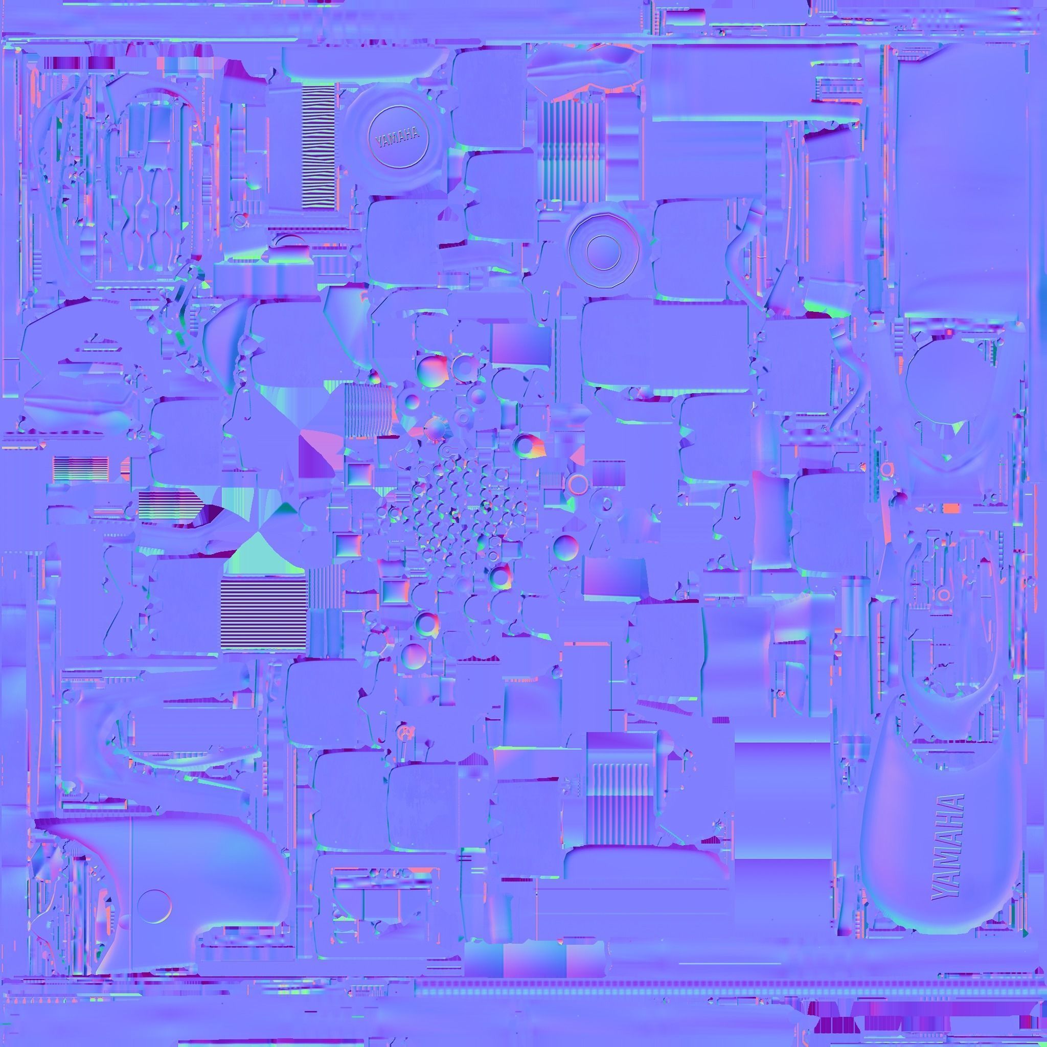 MOTTO Guzzi Low-poly 3D model_30