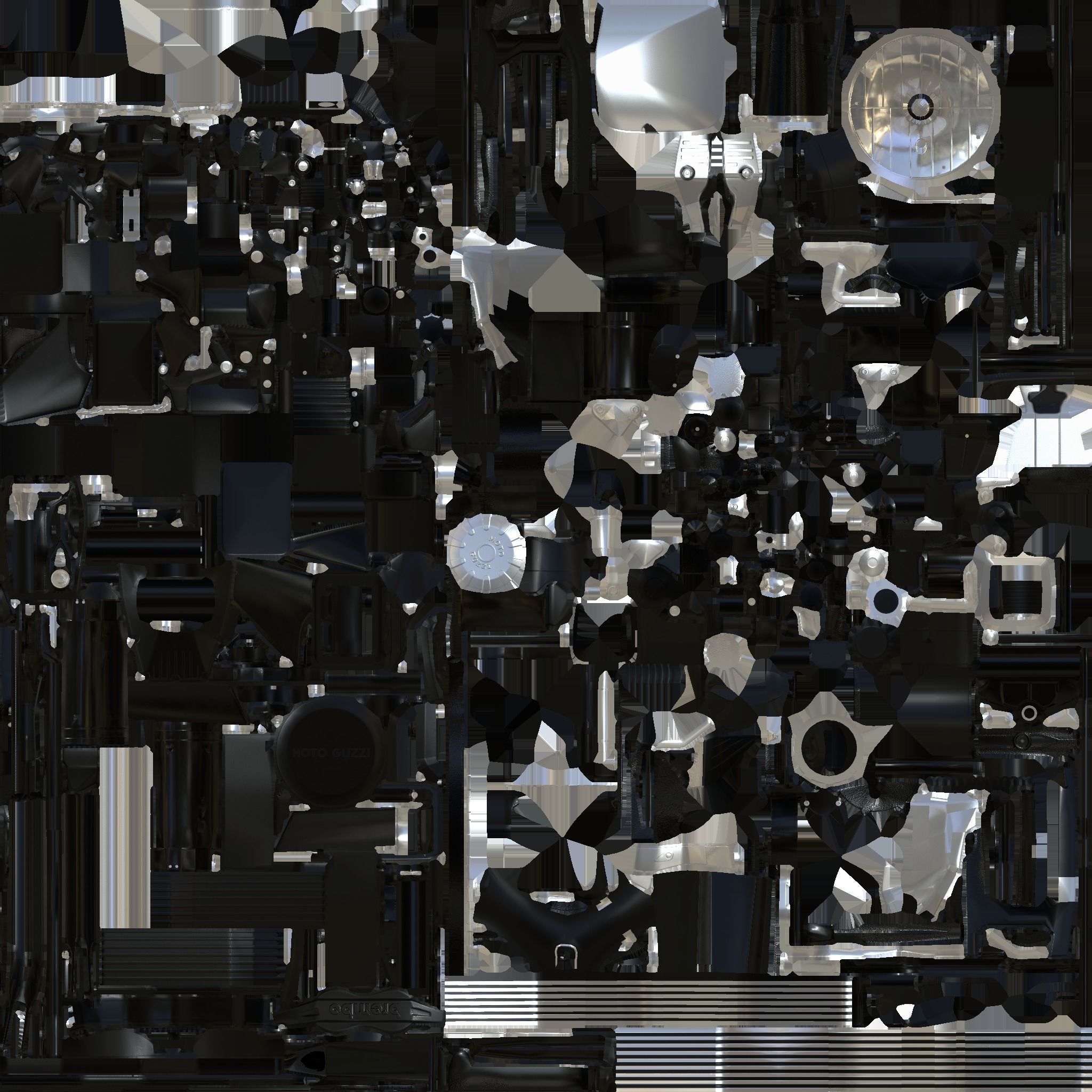 MOTTO Guzzi Low-poly 3D model_22