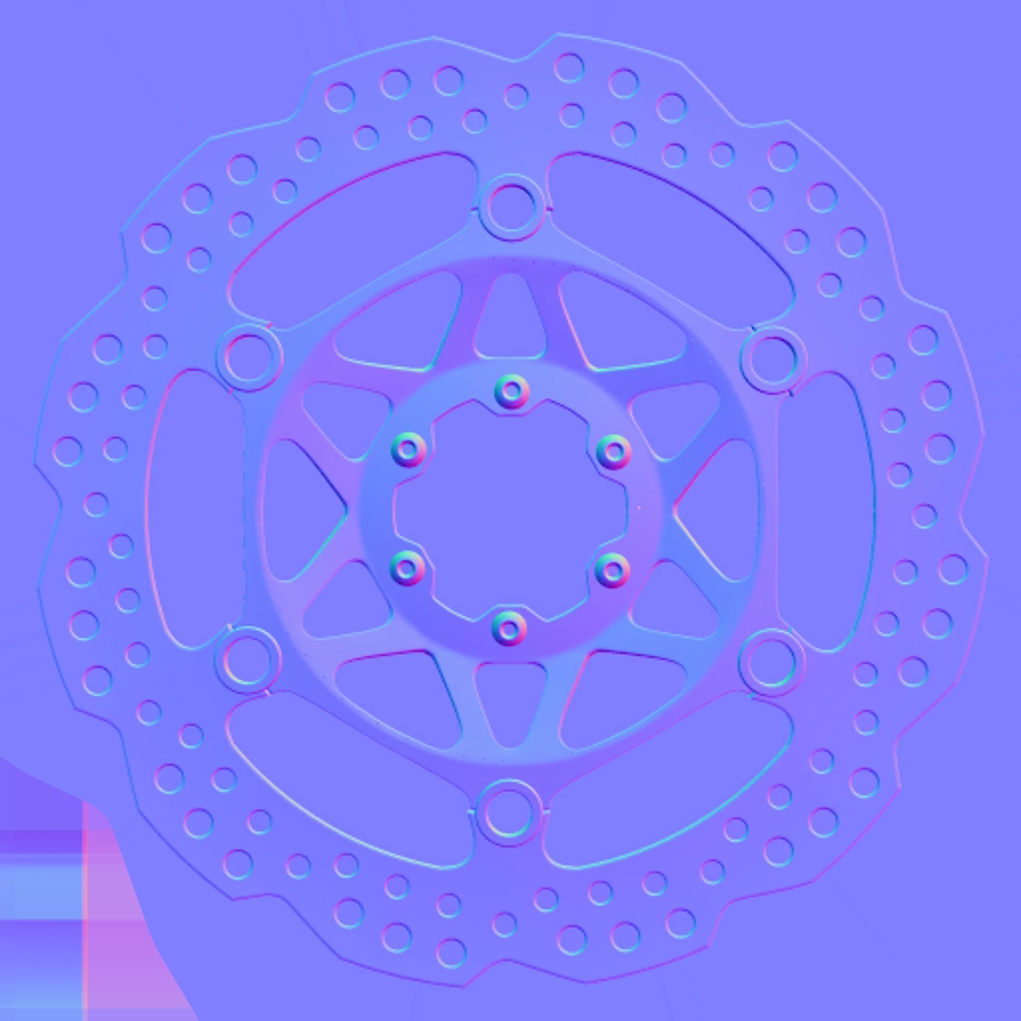 MOTTO Guzzi Low-poly 3D model_11