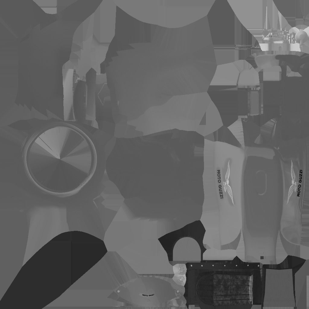 MOTTO Guzzi Low-poly 3D model_18