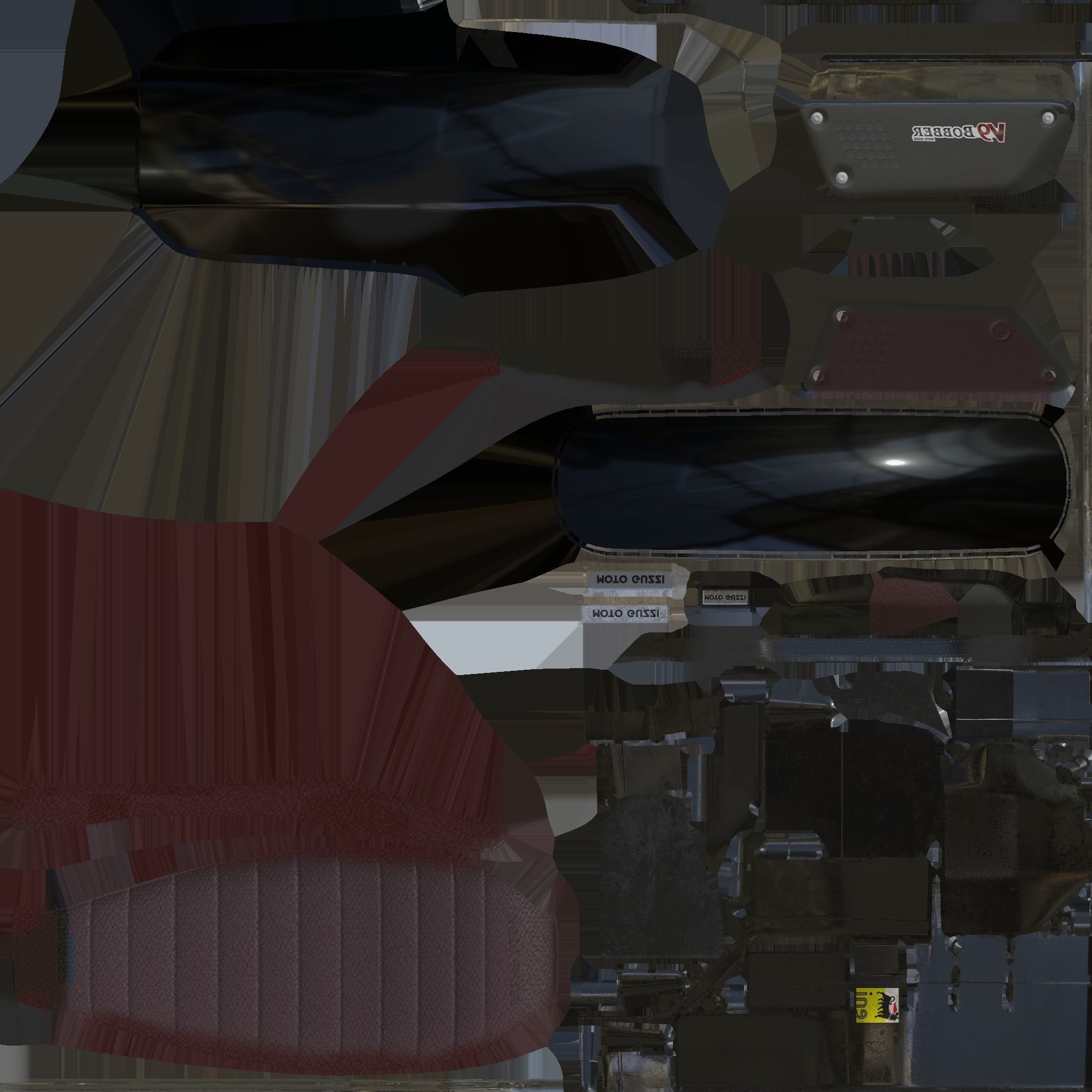 MOTTO Guzzi Low-poly 3D model_25