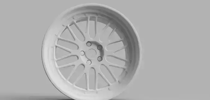 52mm Diameter 12MM HEX RC Wheels BBS LM with and without tires