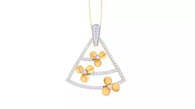 Women Pendant 3dm STL OBJ FBX Renders Details