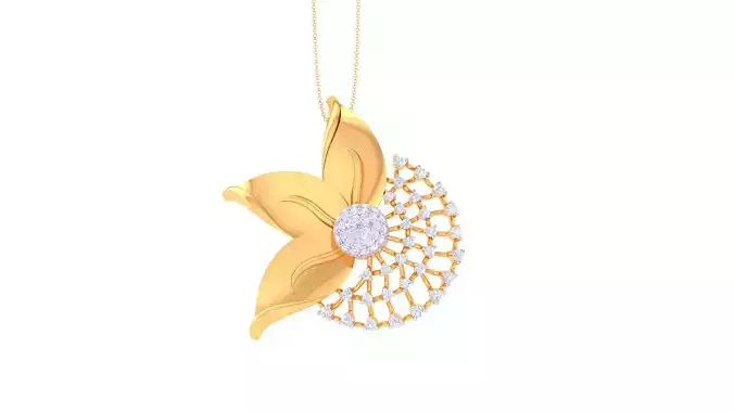 Women Pendant 3dm STL OBJ FBX Renders Details