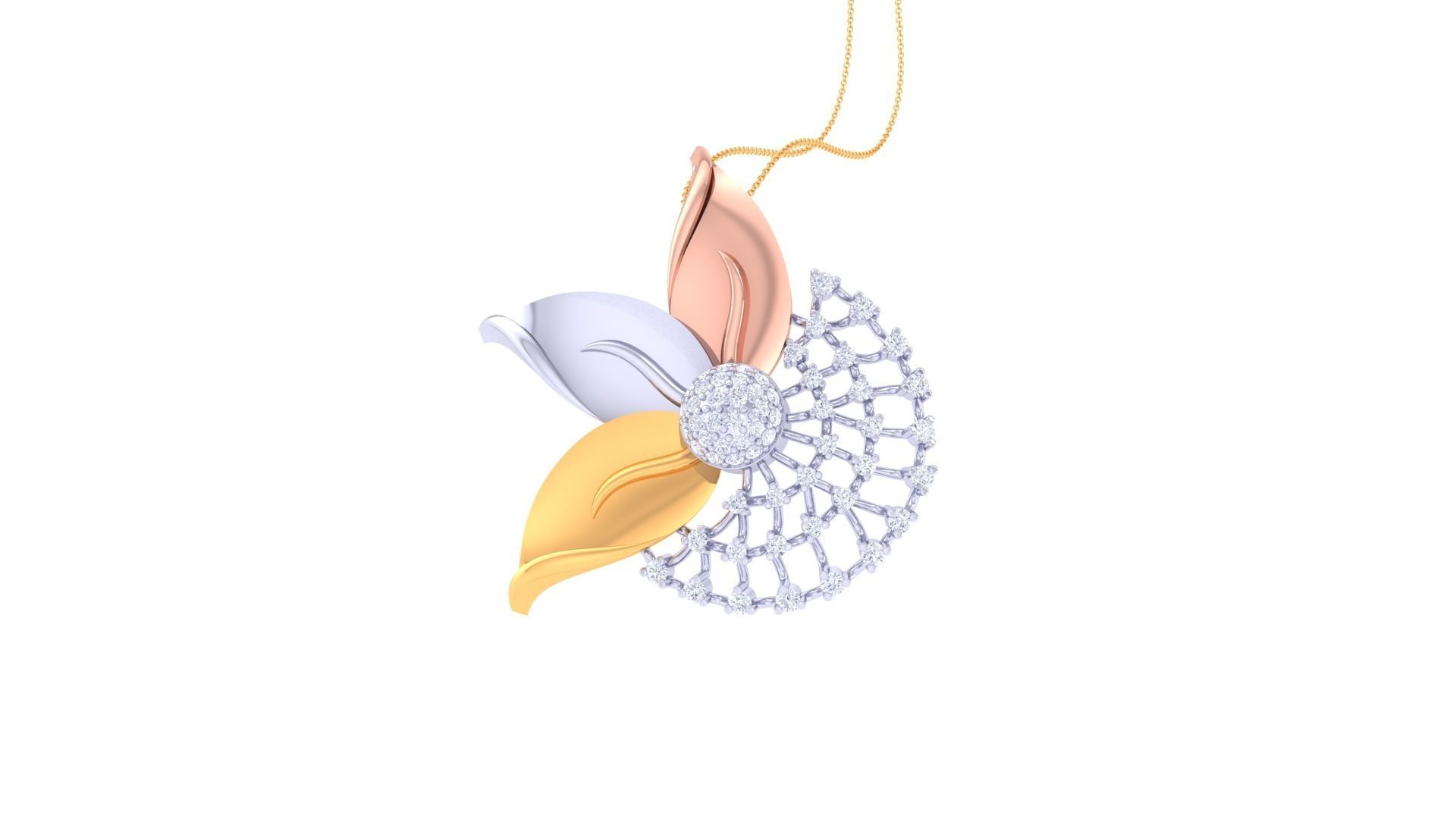 Women Pendant 3dm STL OBJ FBX Renders Details 3D print model_1