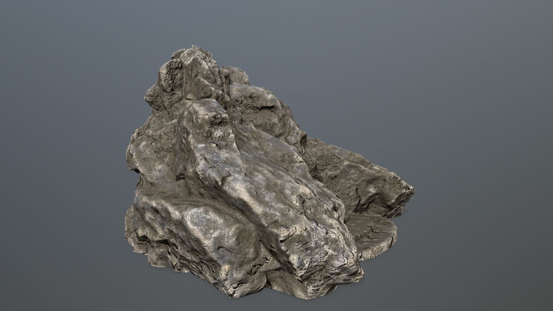 Skull Gate 13 Low-poly 3D model_3